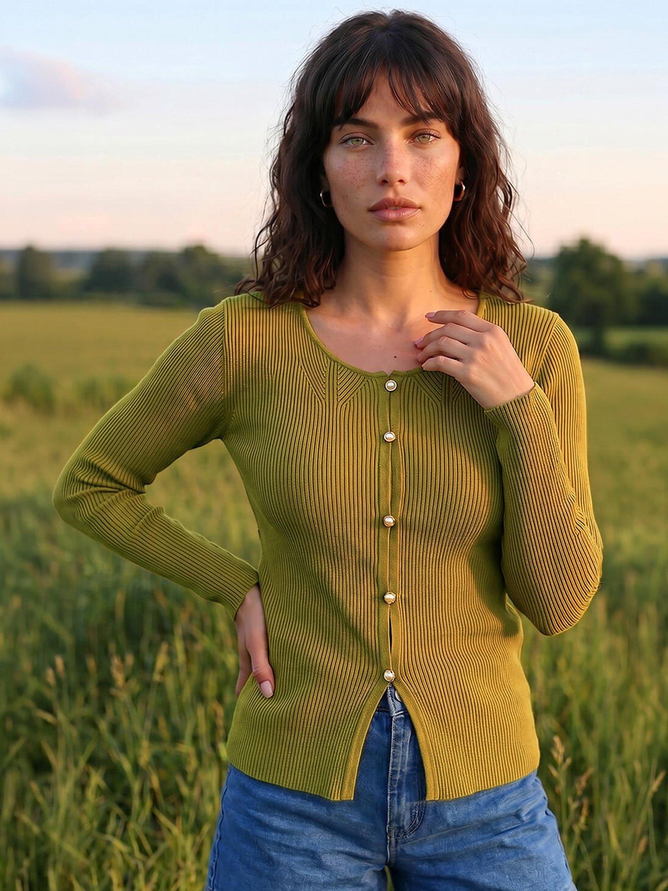 Roman Fine Rib Knit Jumper