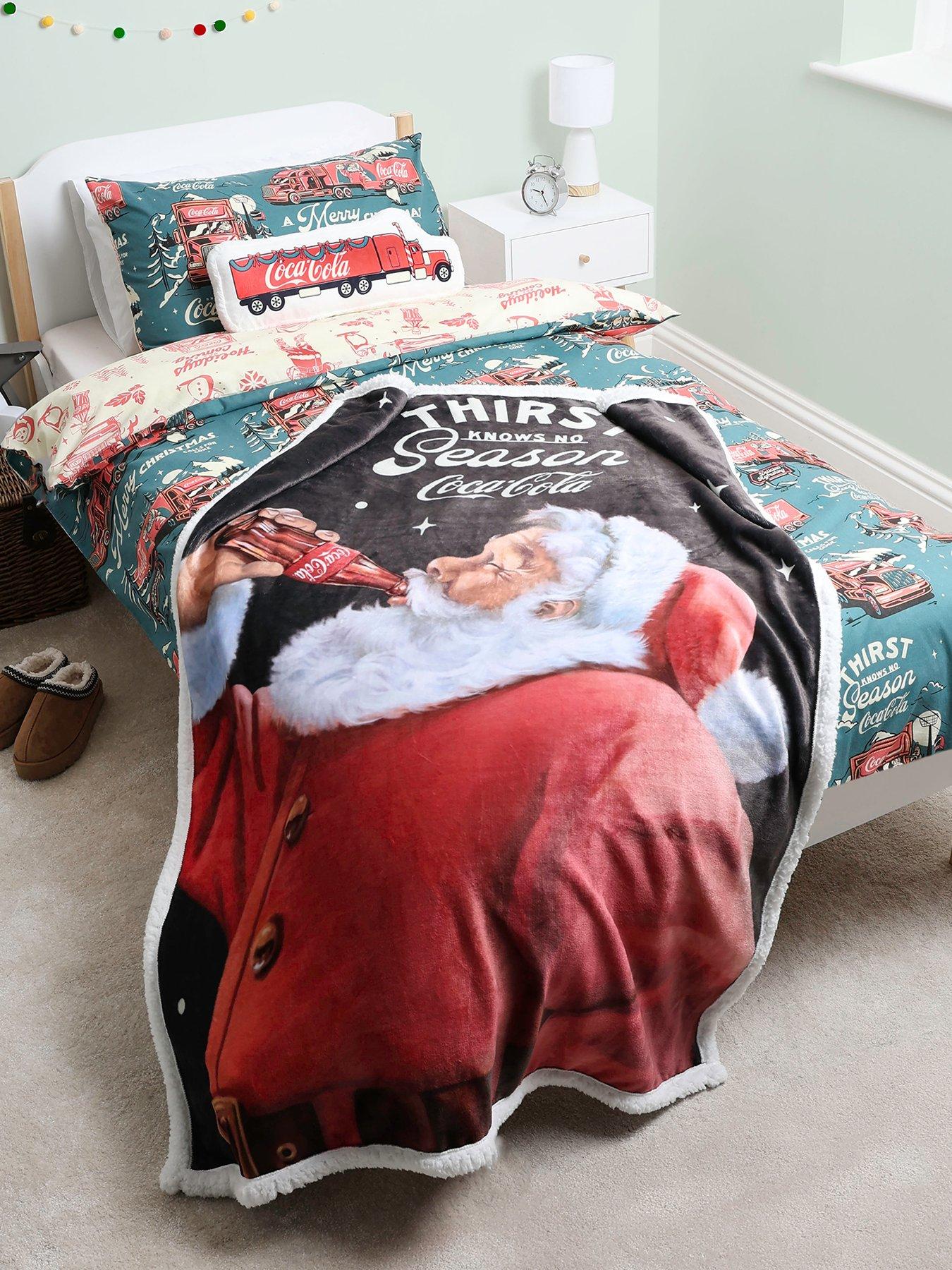Image 2 of 5 of Kids Coca Cola Delivery Digital Sherpa Backed Fleece
