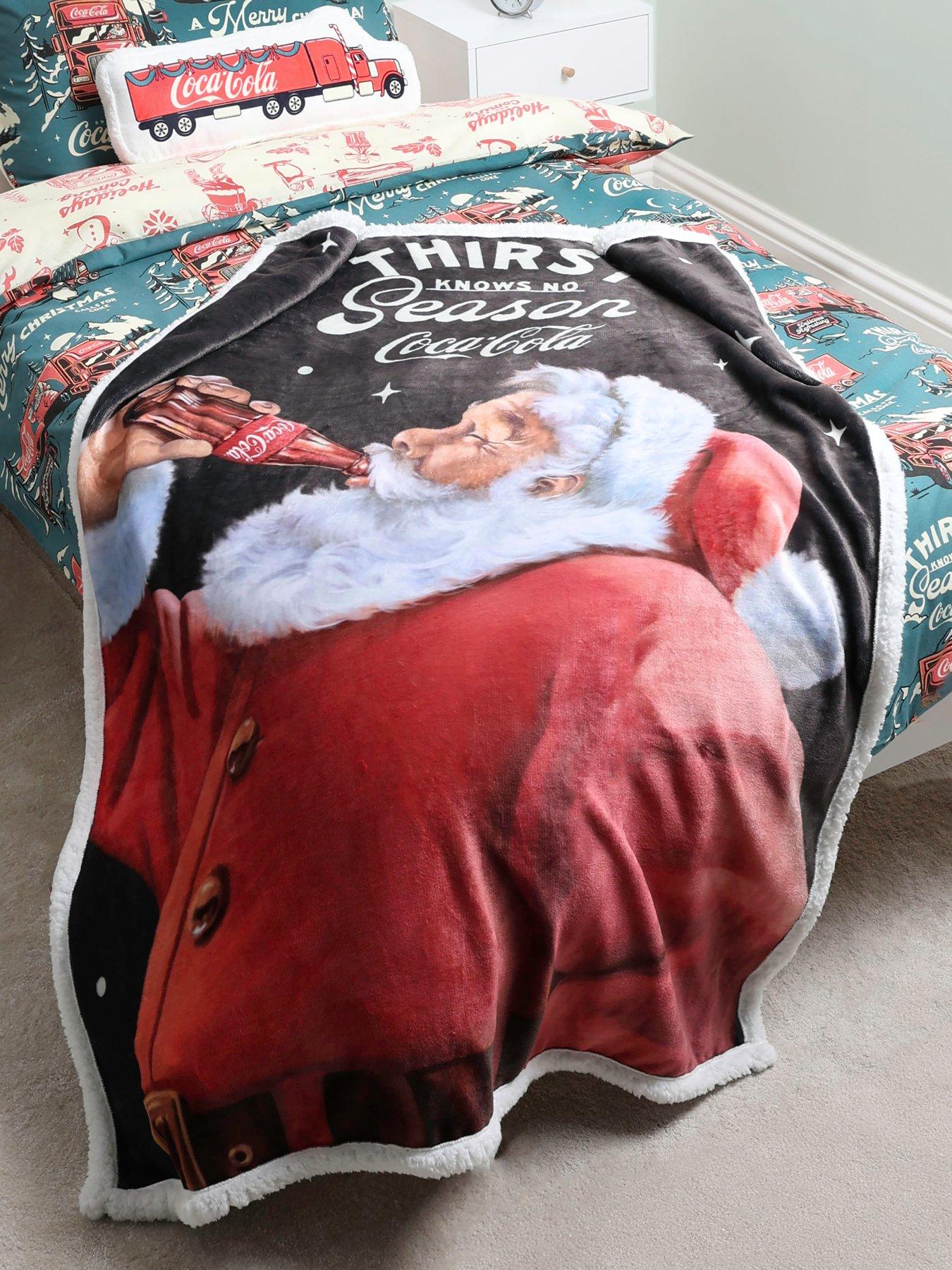 Image 3 of 5 of Kids Coca Cola Delivery Digital Sherpa Backed Fleece