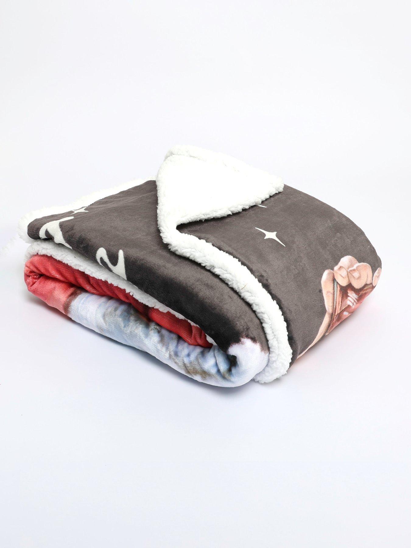 Image 5 of 5 of Kids Coca Cola Delivery Digital Sherpa Backed Fleece