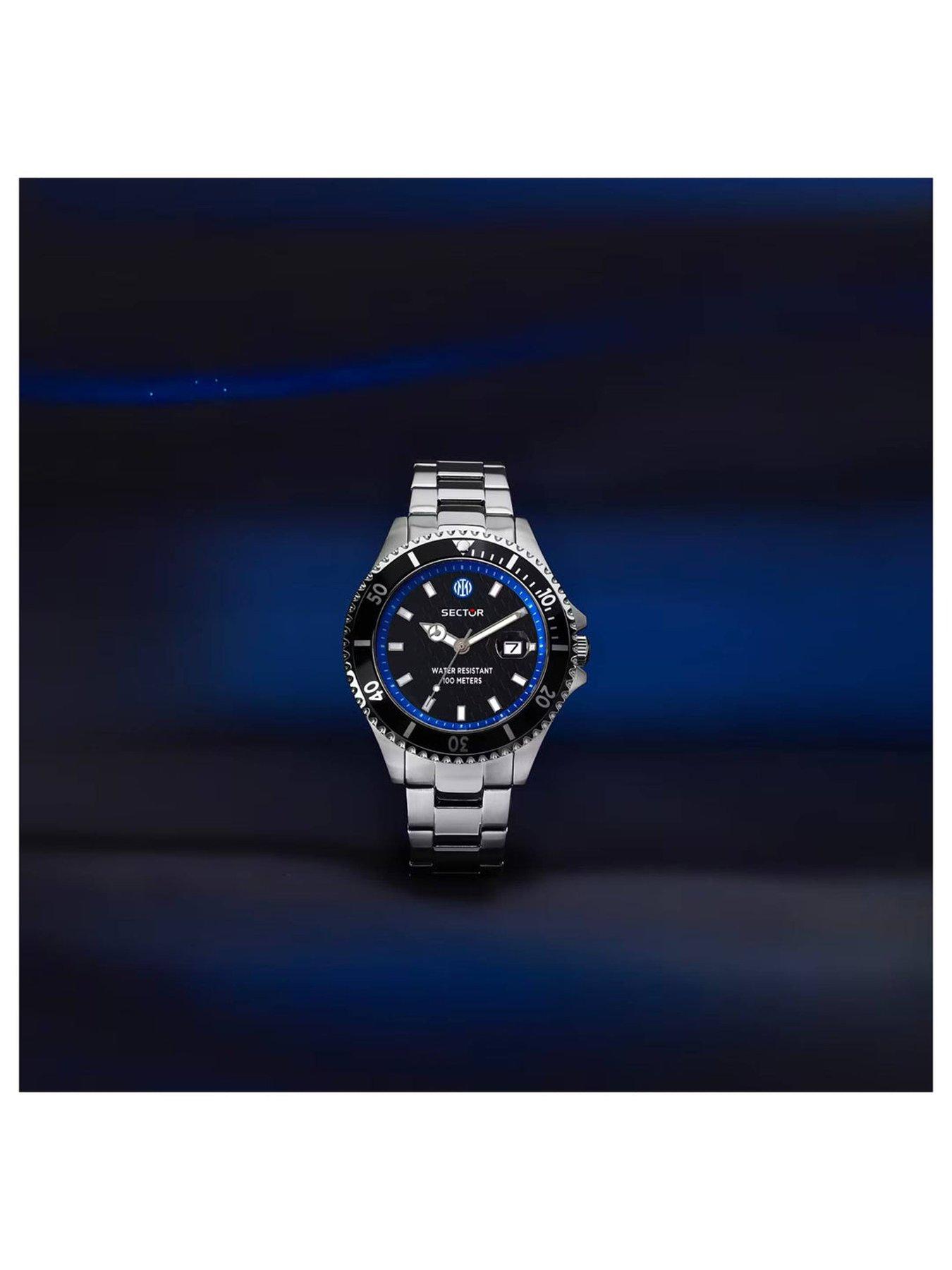 Image 6 of 6 of Sector 230 INTER 43MM BLACK DIAL SS BR