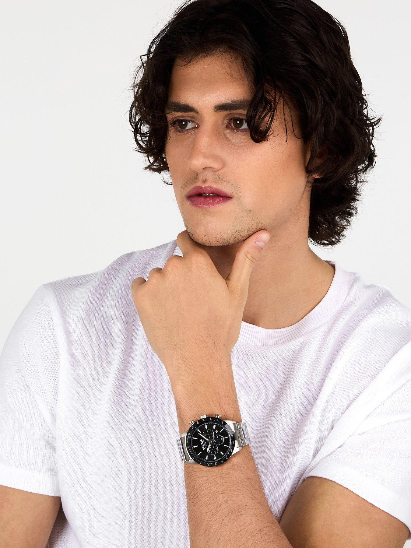 Image 5 of 6 of Sector 270 45MM CHRO BLACK DIAL SS BR