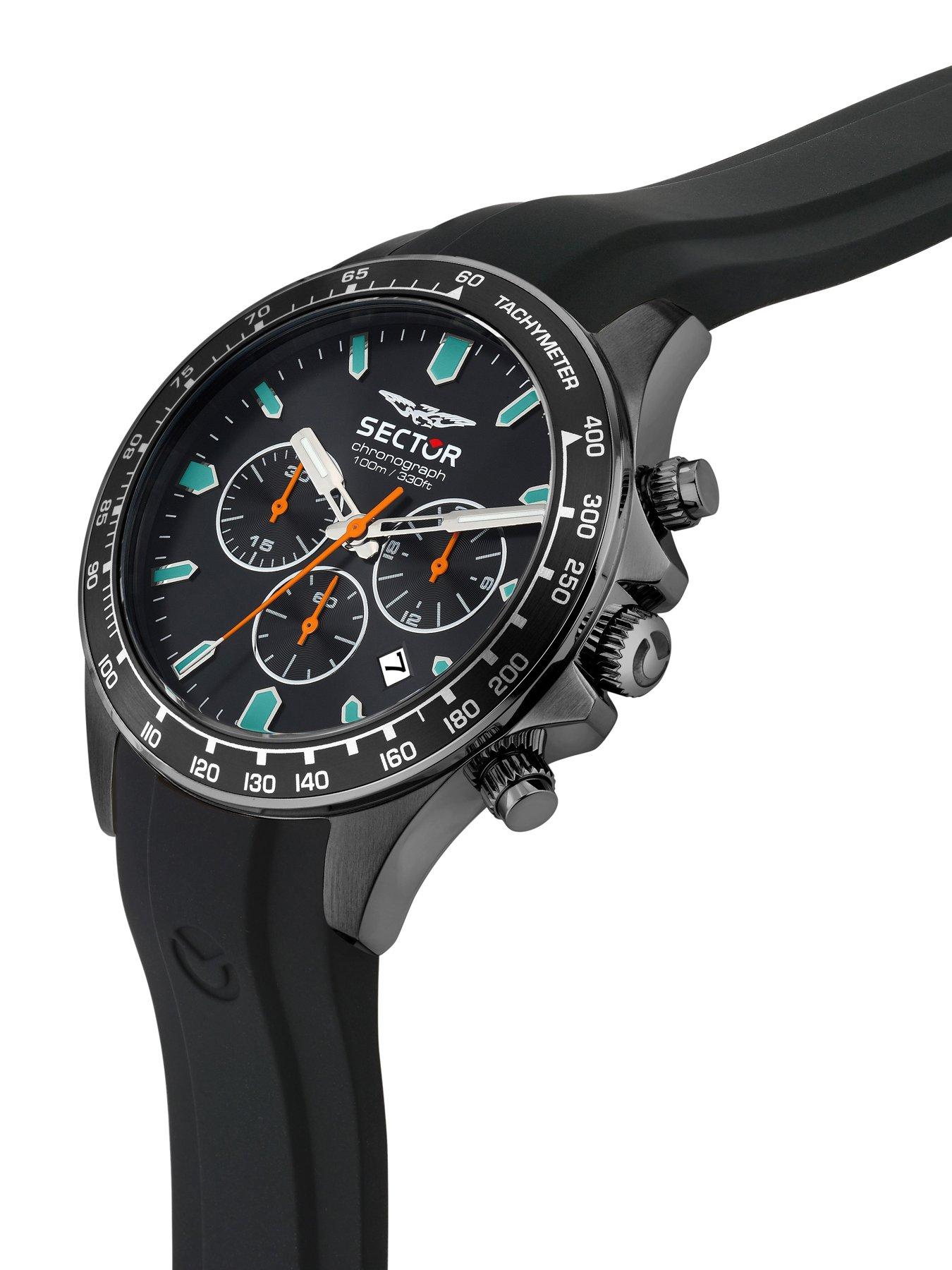 Image 5 of 6 of Sector 230 43MM CHR BLK DIAL BLK ST