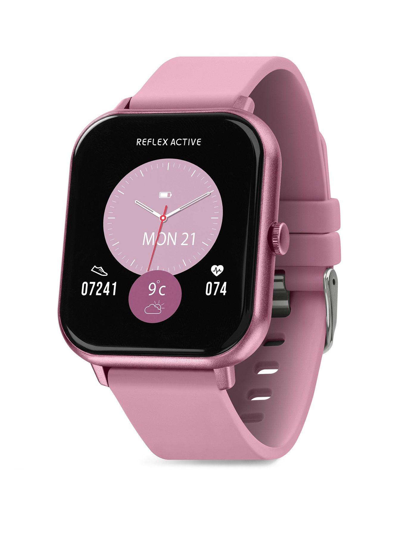 Image 1 of 7 of Reflex Active Reflex Active Nexus Lite Pink Silicone Strap Smart Watch