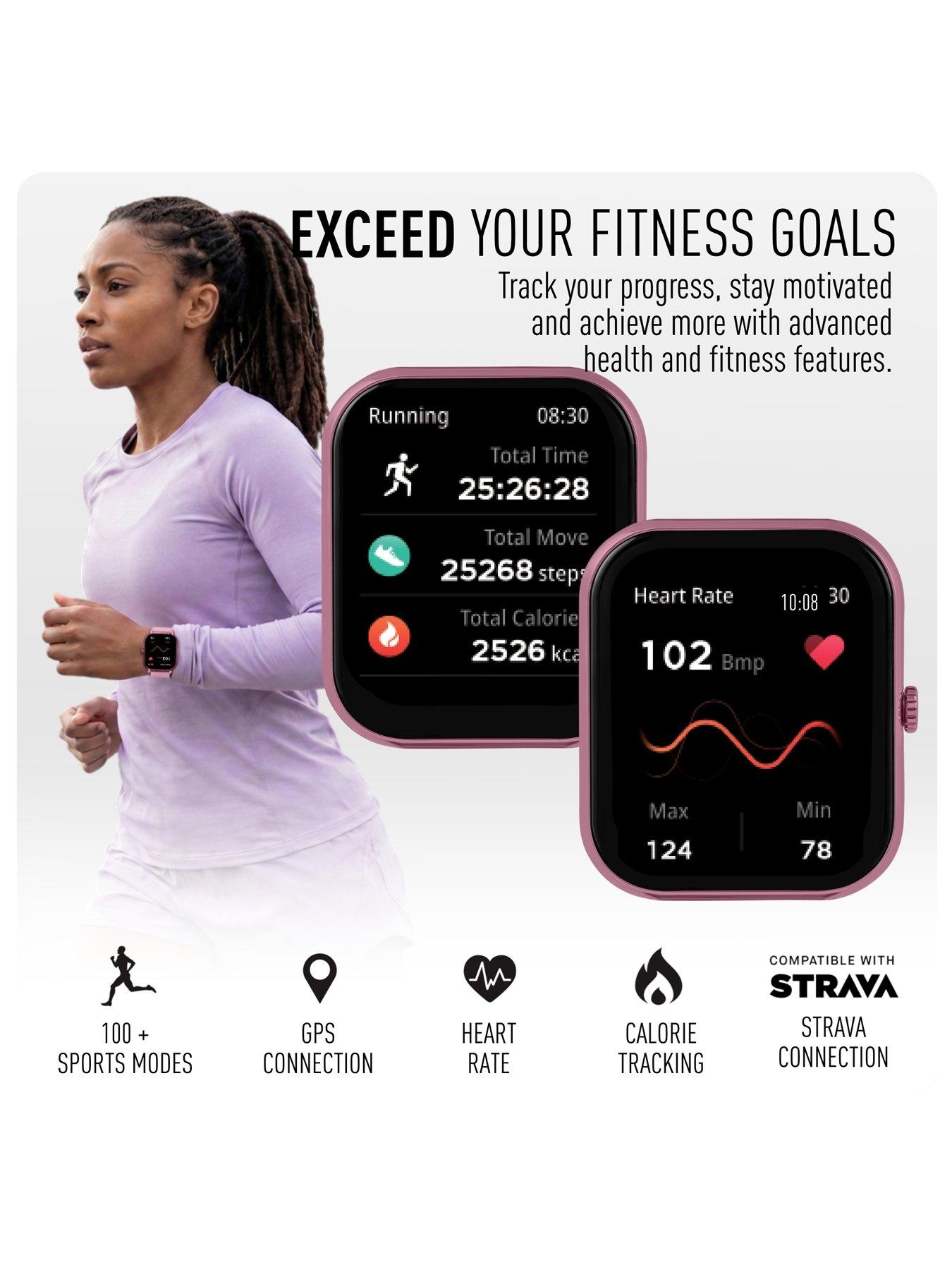 Image 2 of 7 of Reflex Active Reflex Active Nexus Lite Pink Silicone Strap Smart Watch