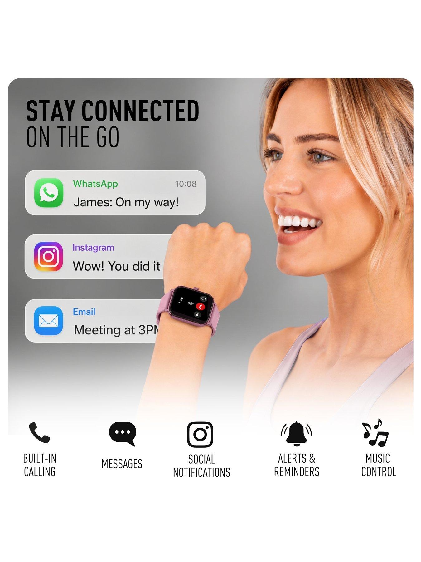 Image 4 of 7 of Reflex Active Reflex Active Nexus Lite Pink Silicone Strap Smart Watch