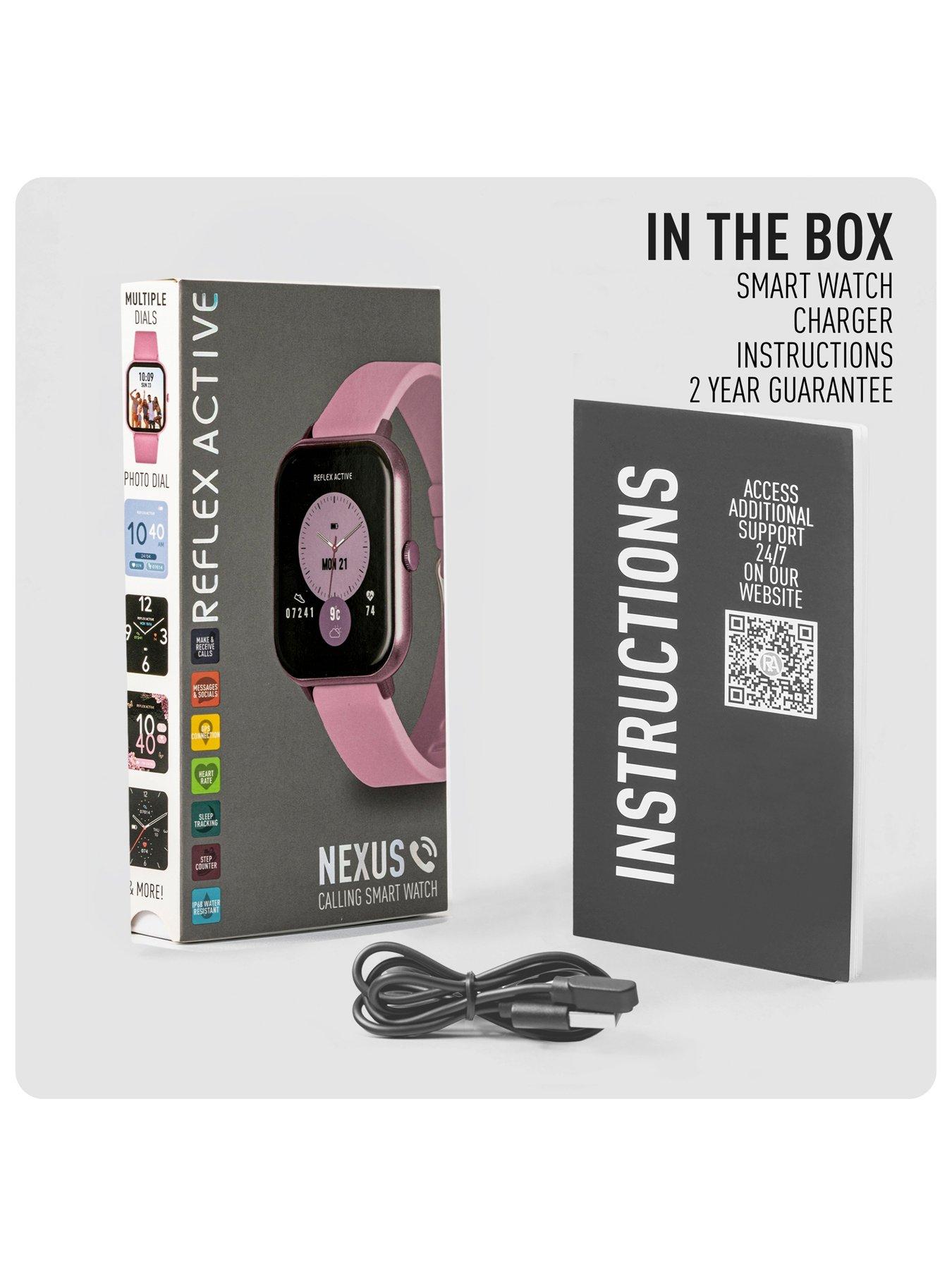 Image 7 of 7 of Reflex Active Reflex Active Nexus Lite Pink Silicone Strap Smart Watch