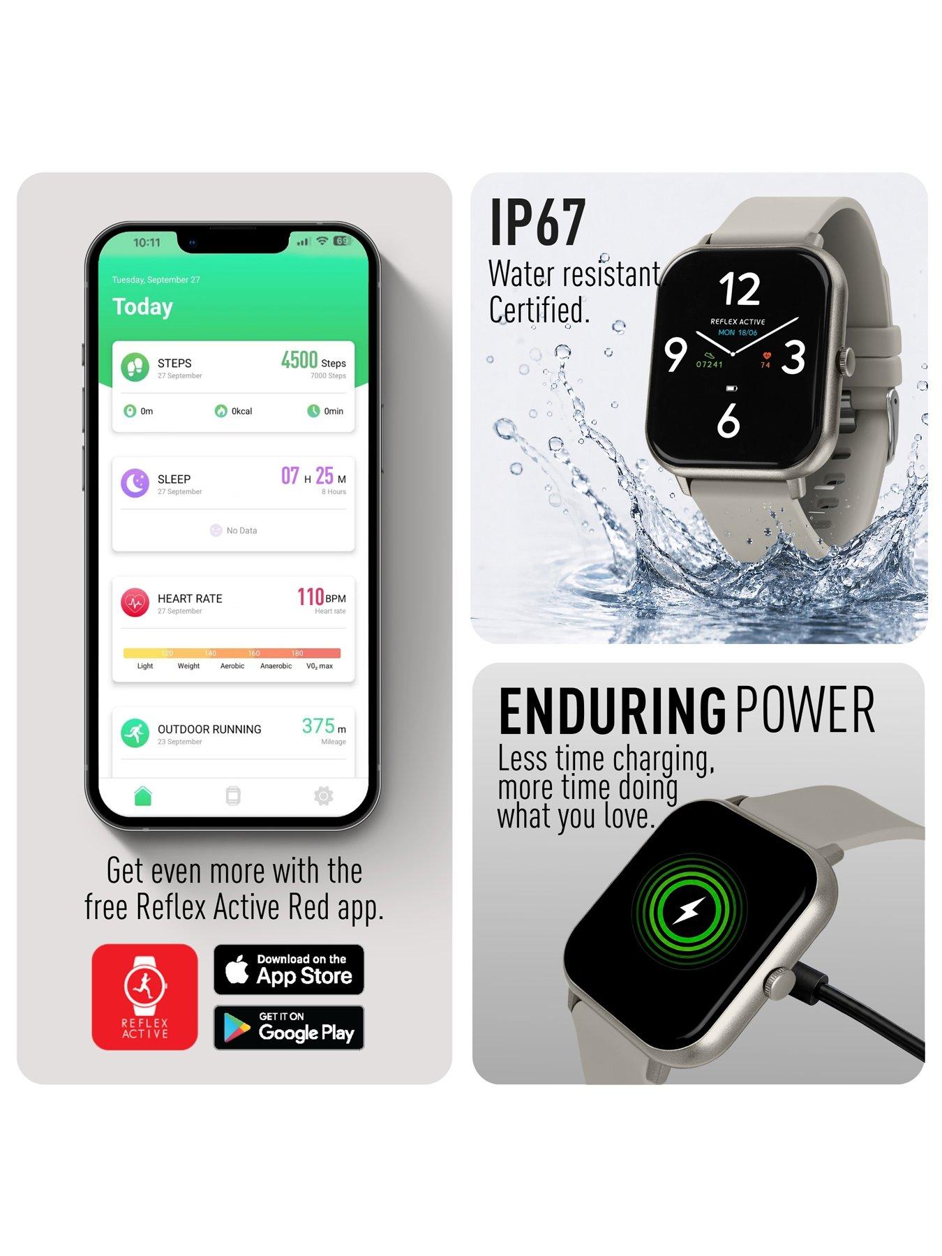 Image 5 of 7 of Reflex Active Reflex Active Nexus Lite Mink Silicone Strap Smart Watch