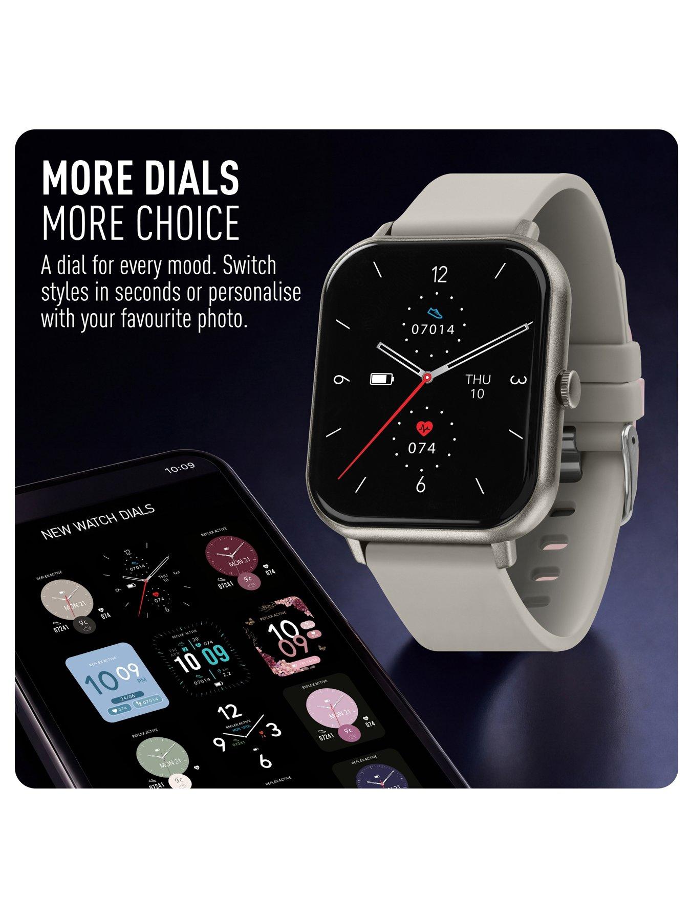 Image 6 of 7 of Reflex Active Reflex Active Nexus Lite Mink Silicone Strap Smart Watch