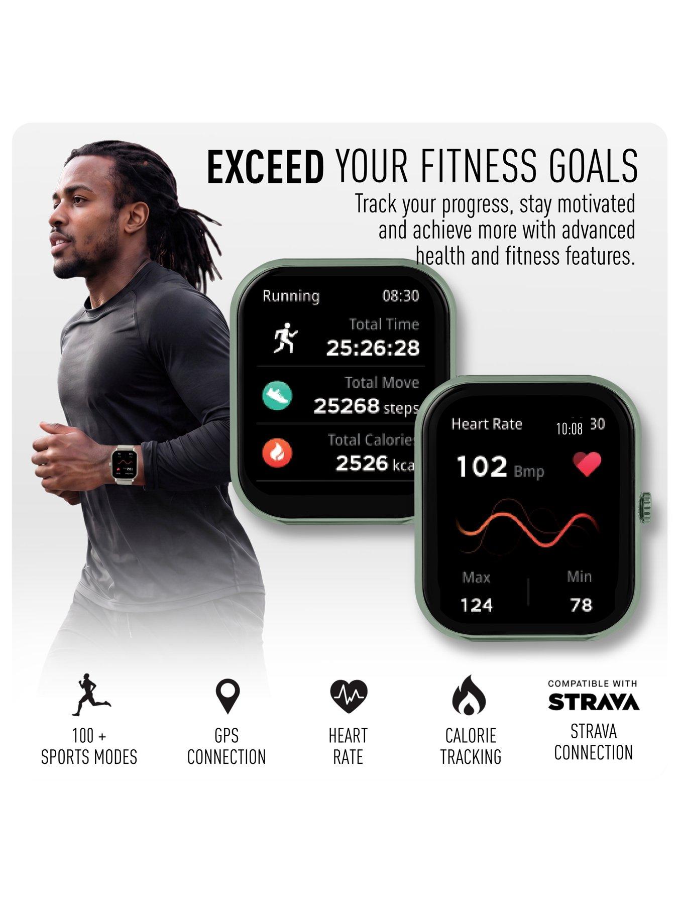Image 2 of 7 of Reflex Active Reflex Active Nexus Lite Mint Silicone Strap Smart Watch