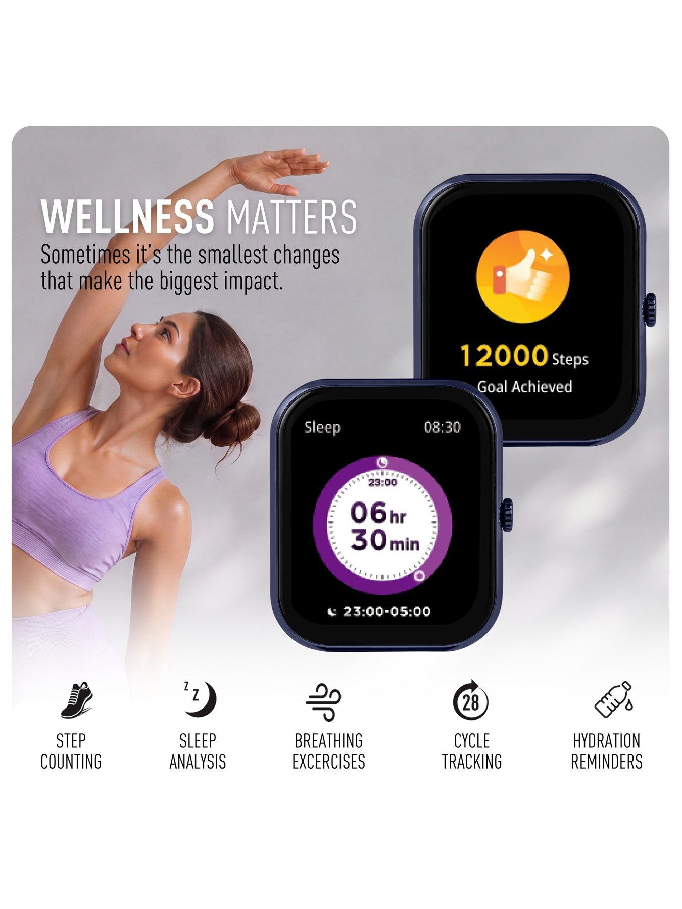Image 3 of 7 of Reflex Active Reflex Active Nexus Lite Navy Silicone Strap Smart Watch