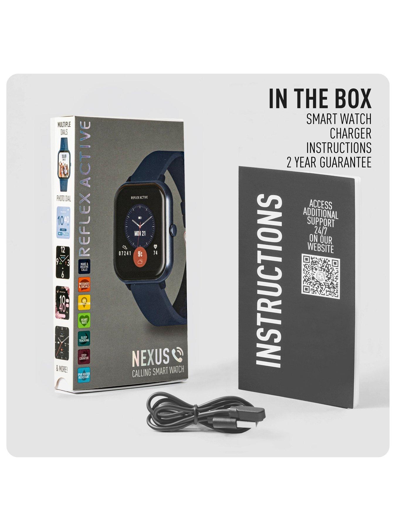 Image 7 of 7 of Reflex Active Reflex Active Nexus Lite Navy Silicone Strap Smart Watch