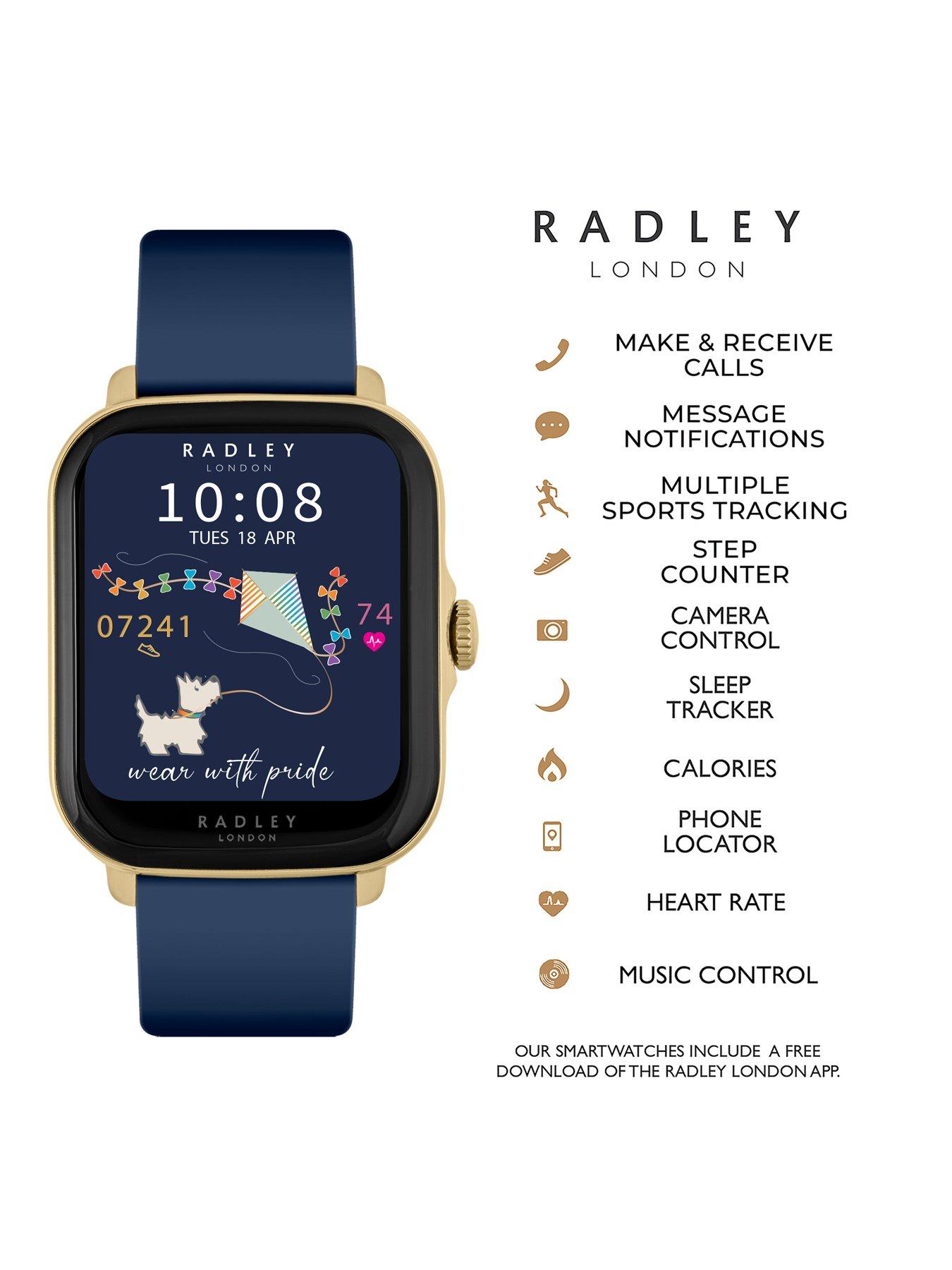 Image 4 of 6 of Radley Womens Series 20 Calling GPS LCD Smart Watch - Multi