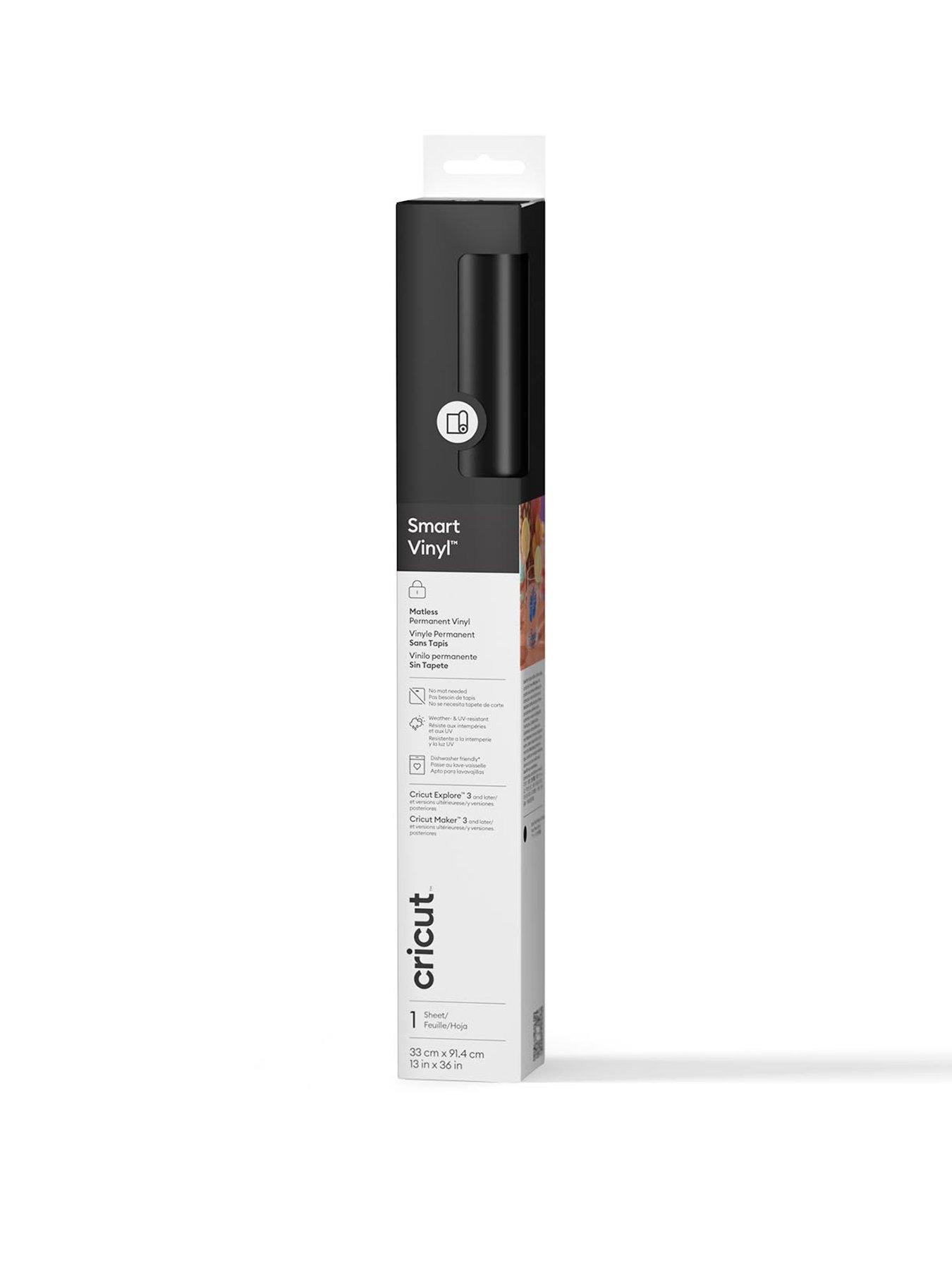 Cricut Cricut Smart Vinyl Permanent (33x91cm) Black 3-pack Bundle