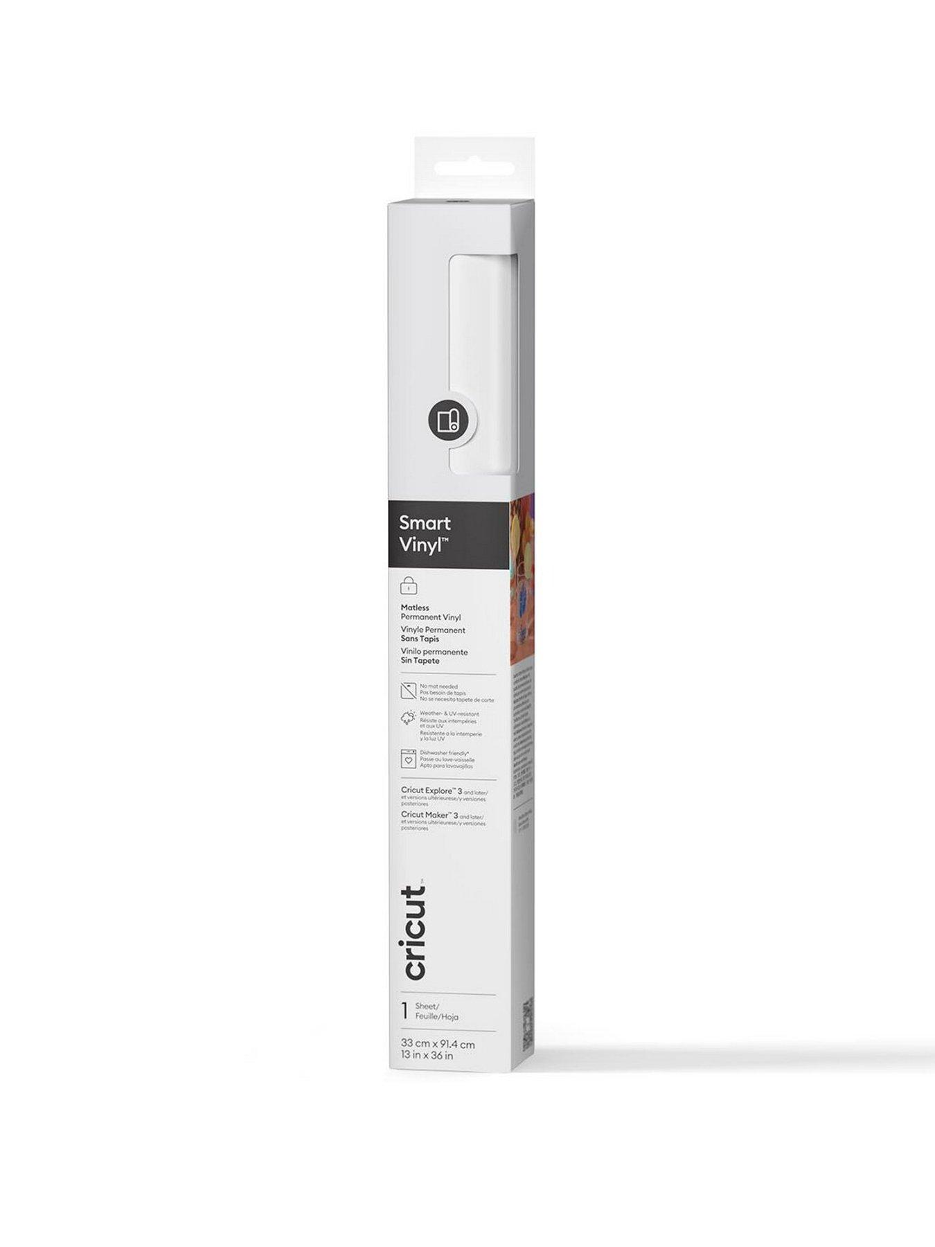 Cricut Cricut Smart Vinyl Permanent (33x91cm) White 3-pack Bundle