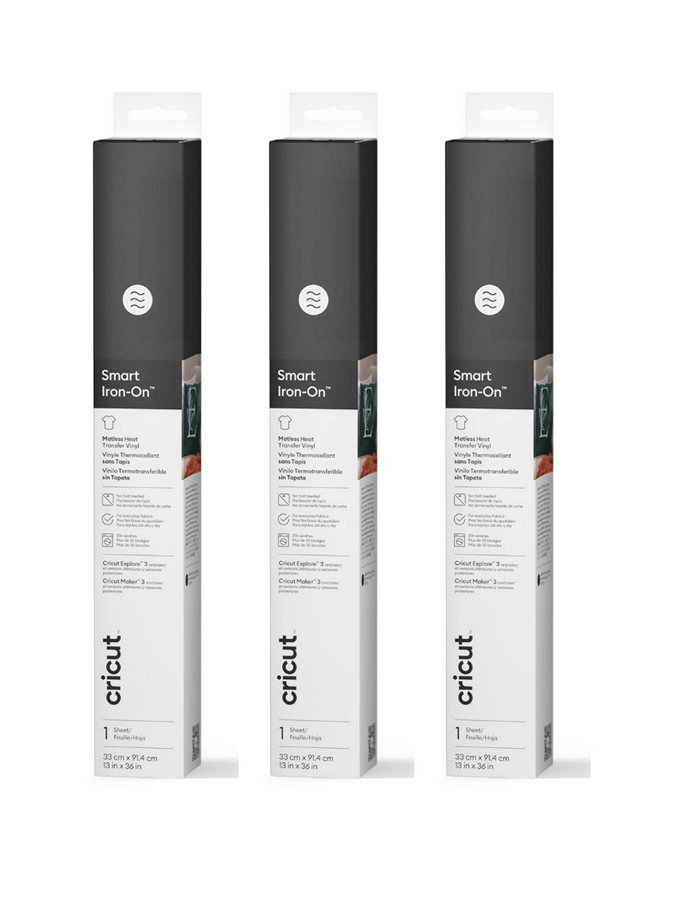 Image 1 of 5 of Cricut Smart Iron-On (33x91cm) Black 3-pack Bundle