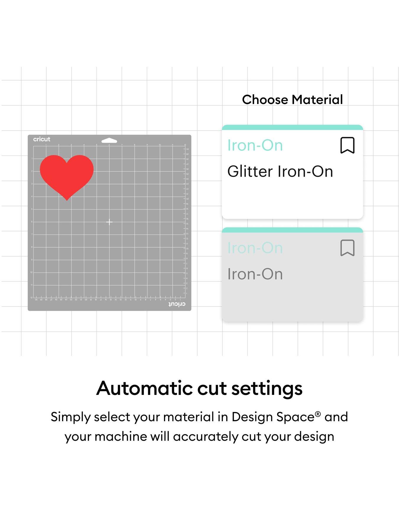 Image 4 of 5 of Cricut Smart Iron-On (33x91cm) Black 3-pack Bundle