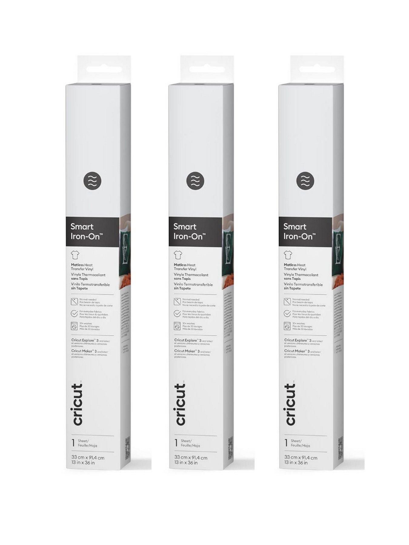 Cricut Cricut Smart Iron-On (33x91cm) White 3-pack Bundle