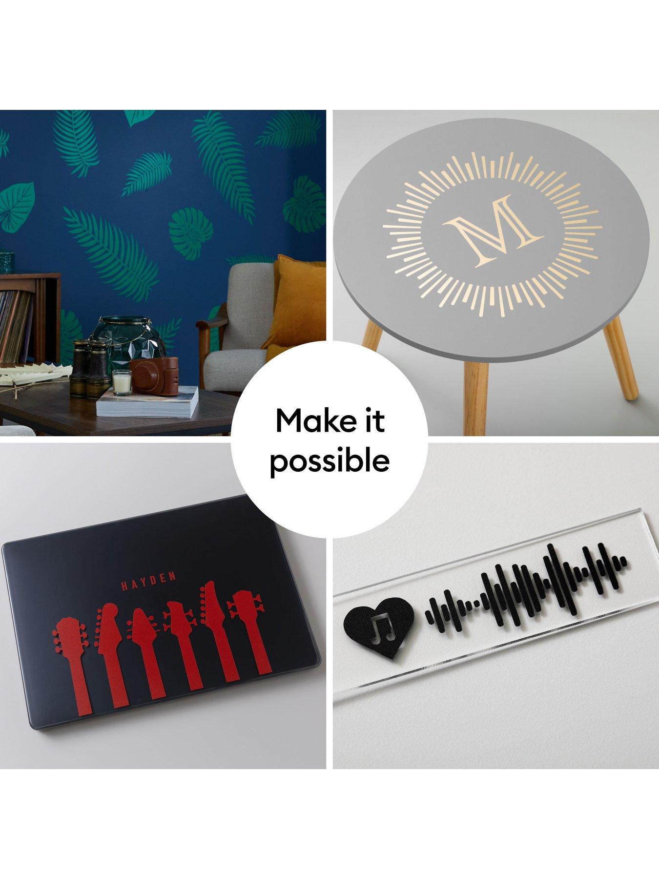 Image 6 of 7 of Cricut Smart Vinyl Removable (33x91cm) Black 3-pack Bundle