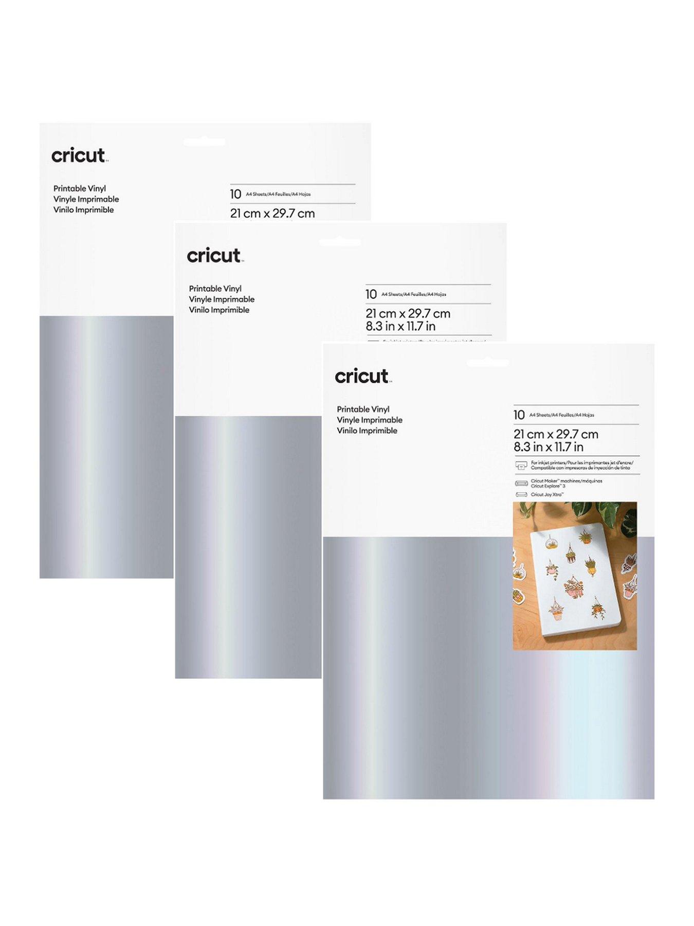 Cricut Cricut Printable Vinyl A4 - Silver,30 sheets