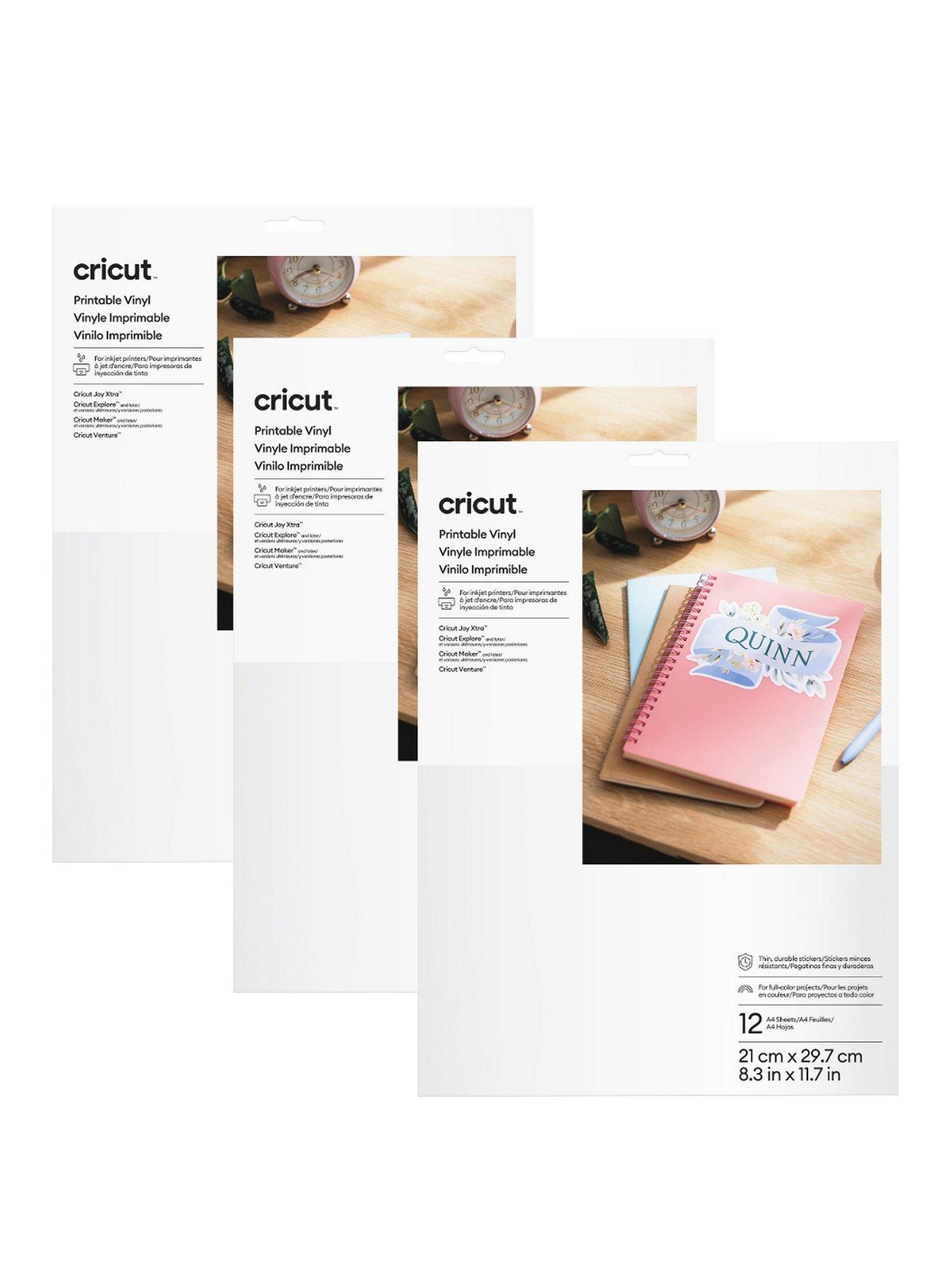 Cricut Printable Vinyl A4-White, 36 sheets