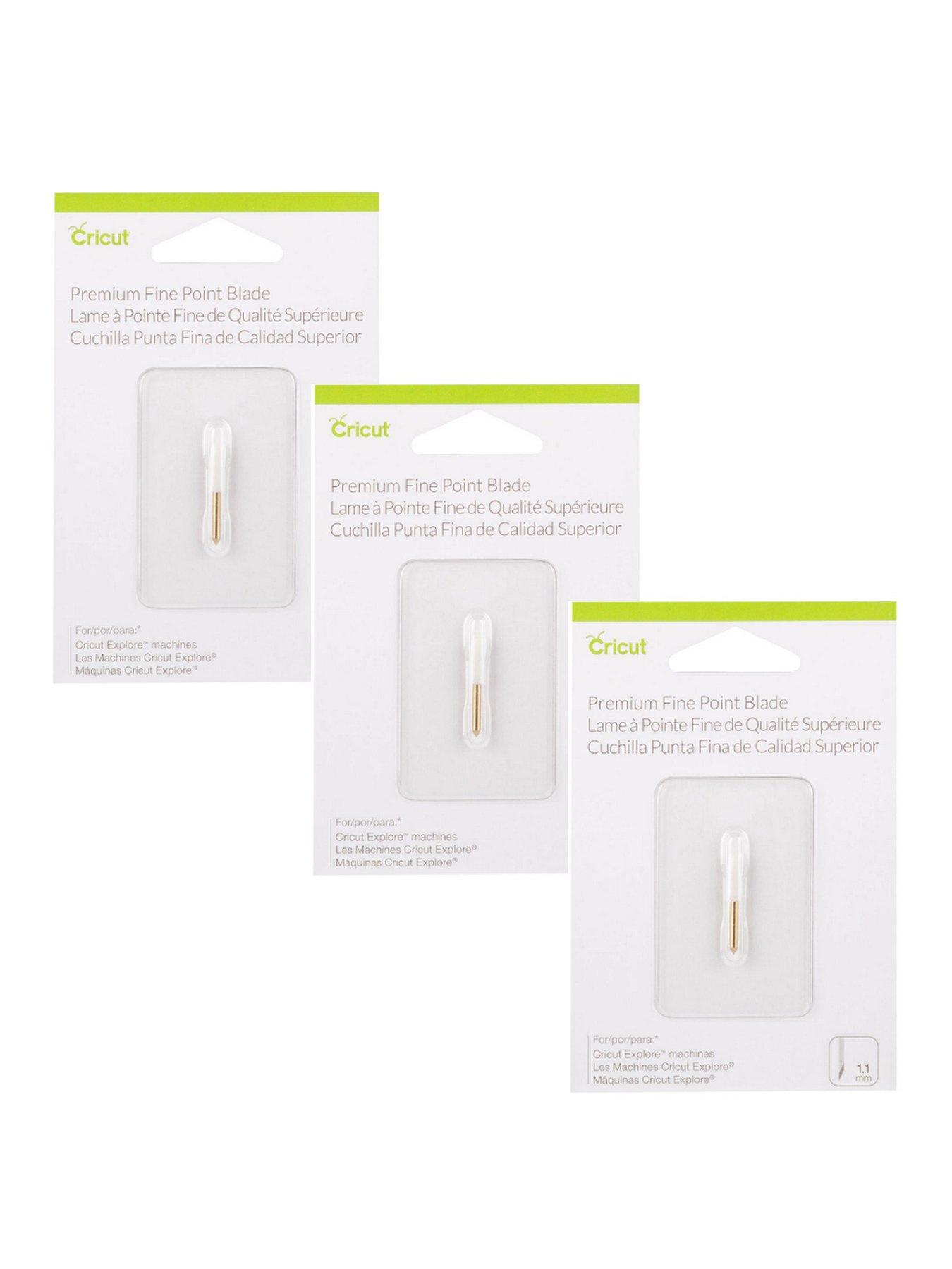 Cricut Cricut Explore/Maker Premium Fine-Point Replacement Blade 3-pack Bundle