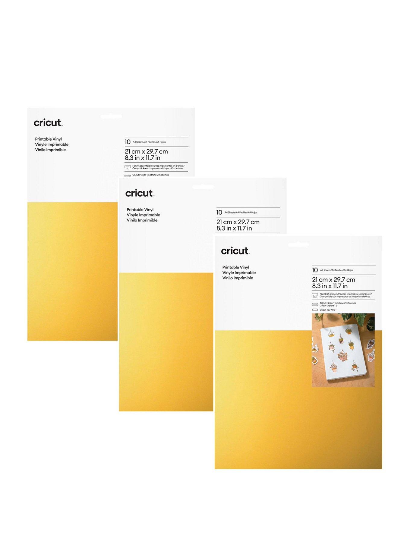Cricut Printable Vinyl A4 -Gold,30 sheets