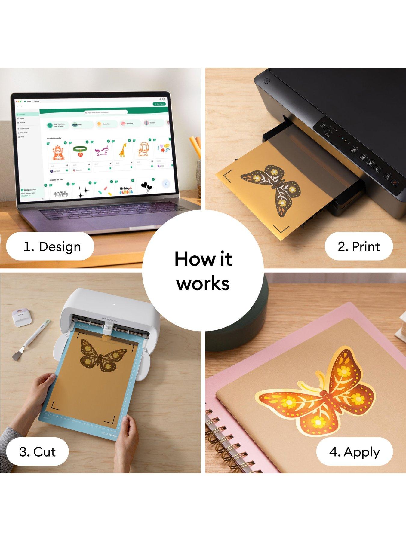 Image 7 of 7 of Cricut Cricut Printable Vinyl A4 -Gold,30 sheets