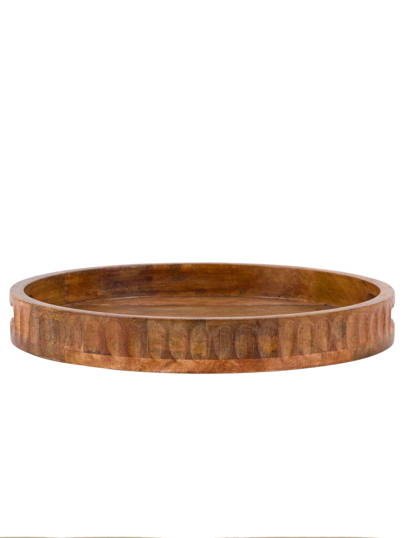Image 4 of 6 of Gallery Direct Mango Wood Tray With Handles