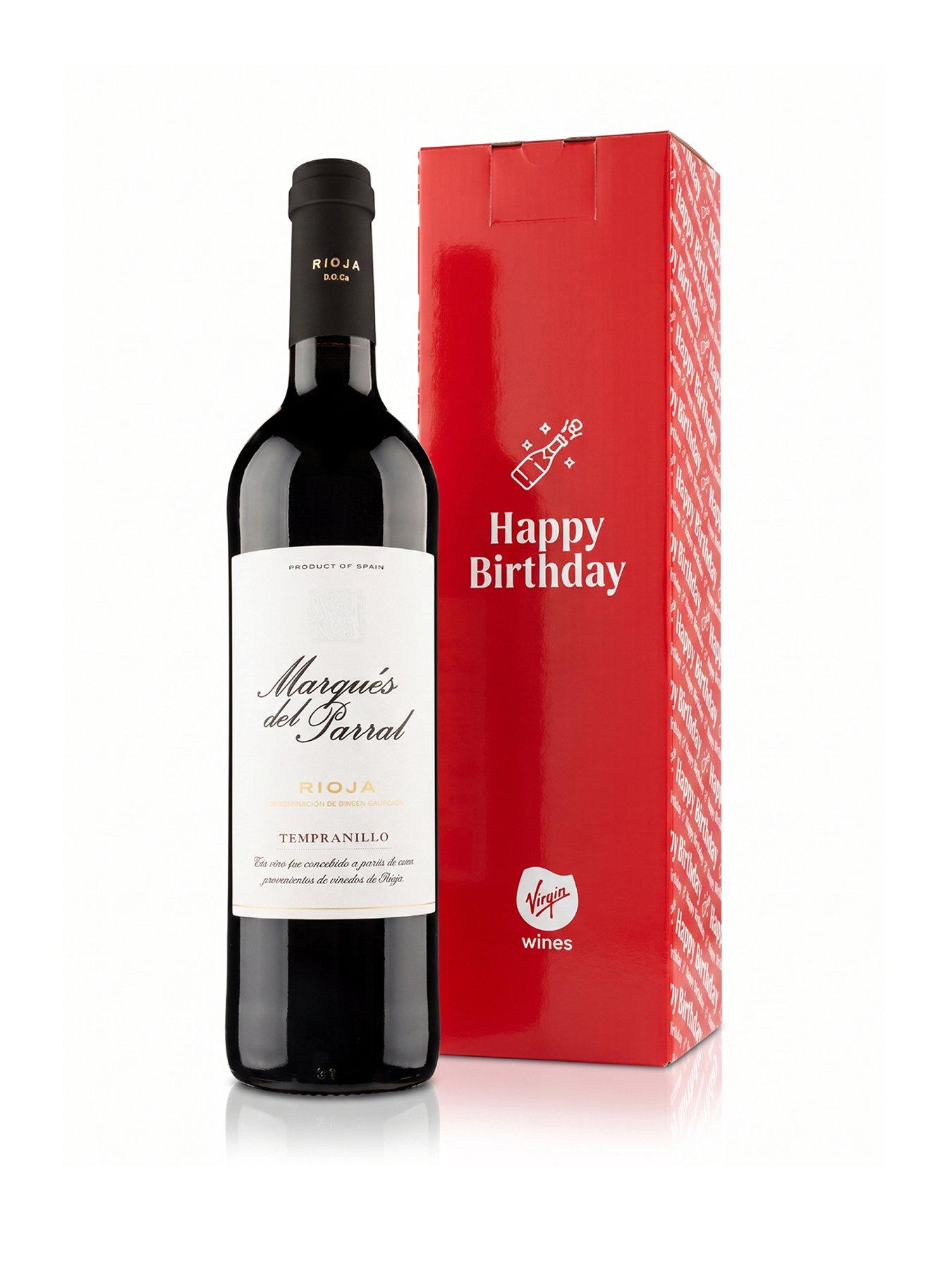 Image 1 of 2 of Virgin Wines RED WINE HAPPY BIRTHDAY GIFT
