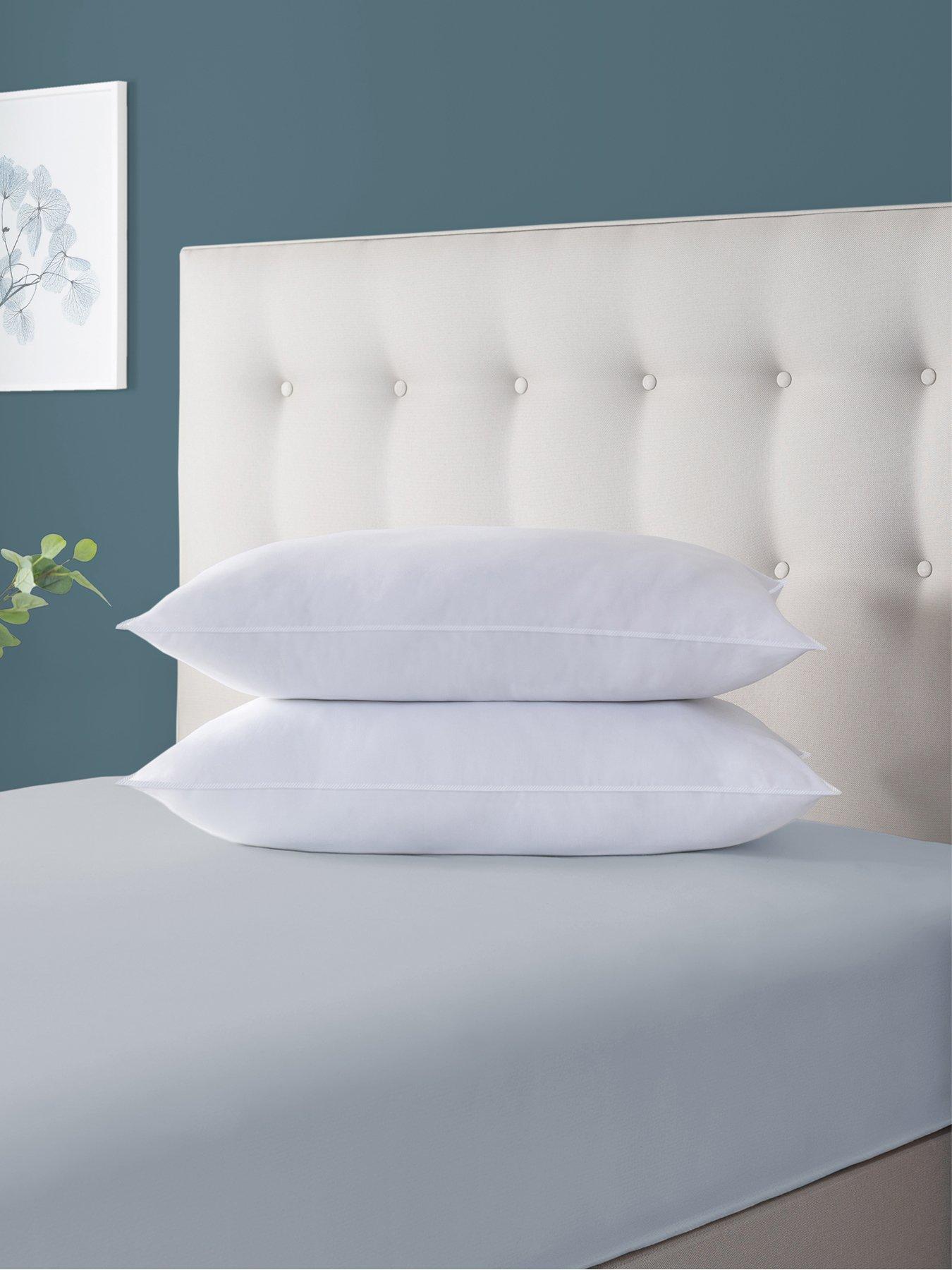 Image 4 of 6 of The Very Collection Anti-bacterial Pillow 6 Pack-medium
