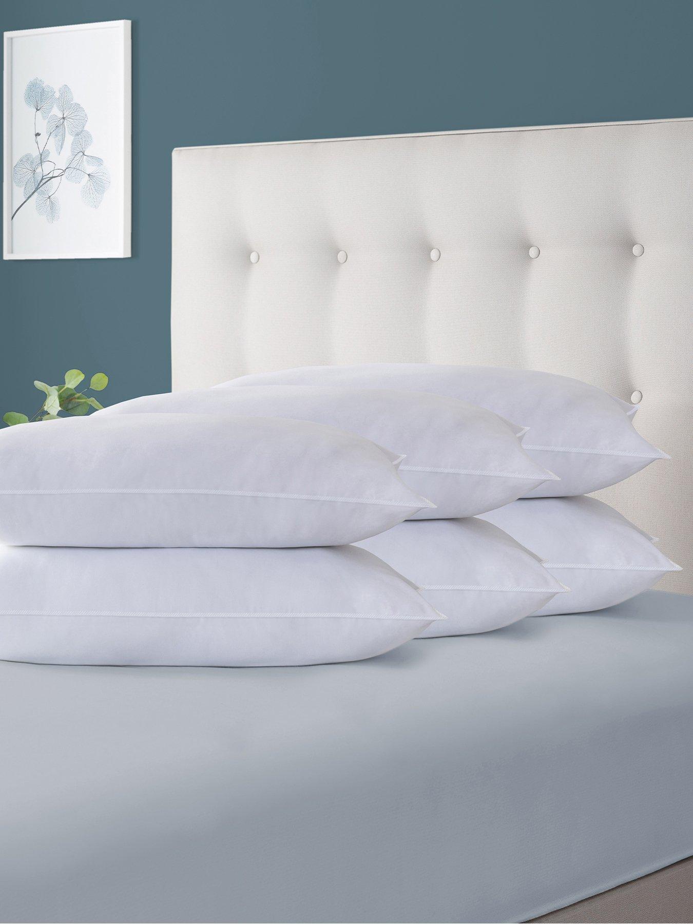 Image 6 of 6 of The Very Collection Anti-bacterial Pillow 6 Pack-medium