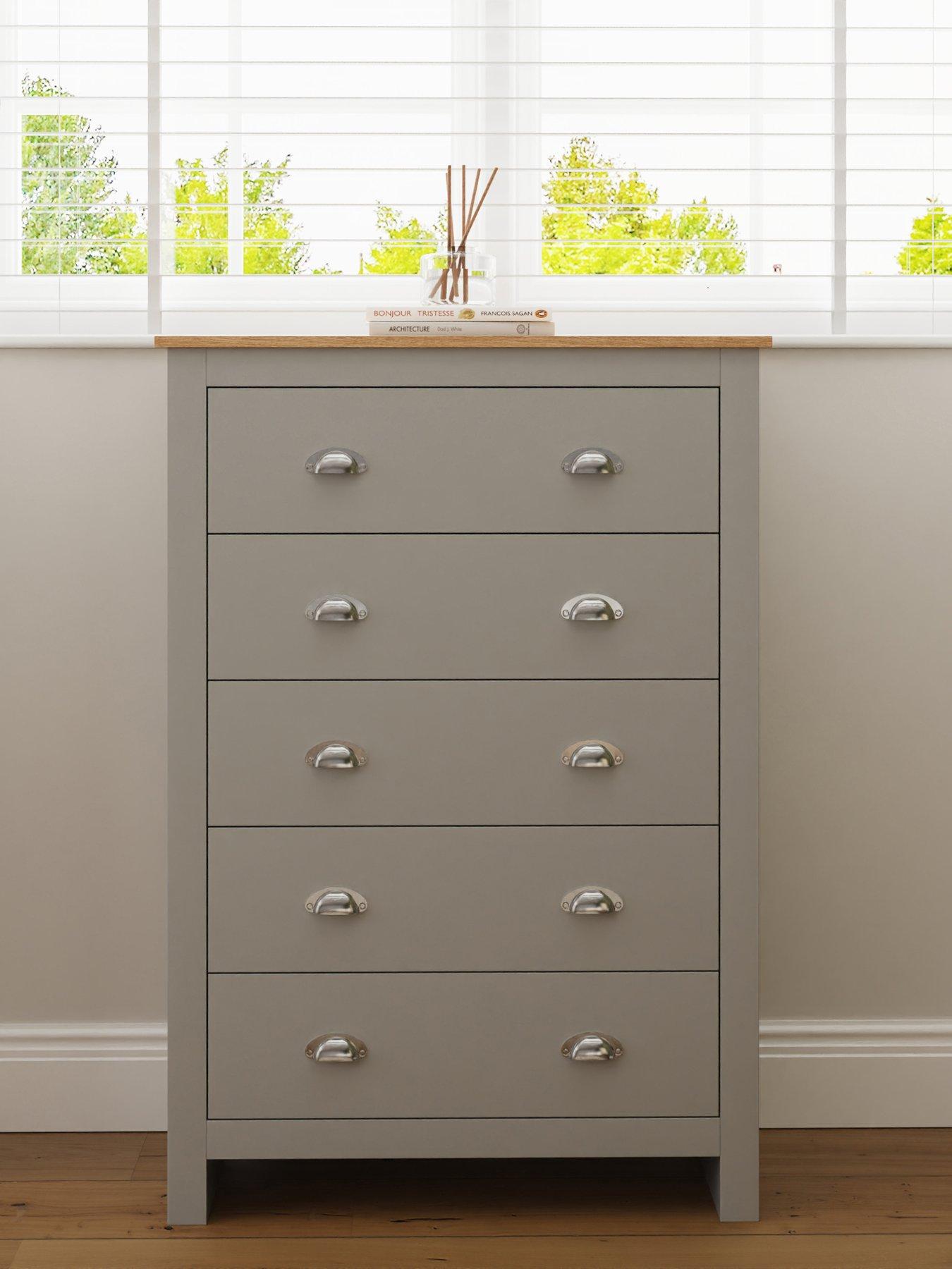 GFW Lancaster 5 Drawer Chest