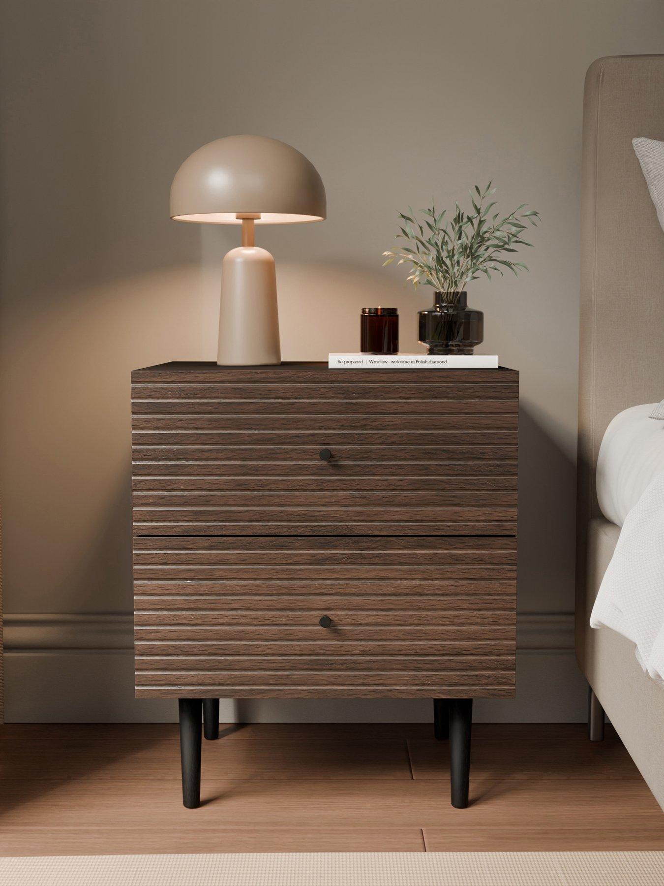 GFW Jasper 2 Drawer Bedside