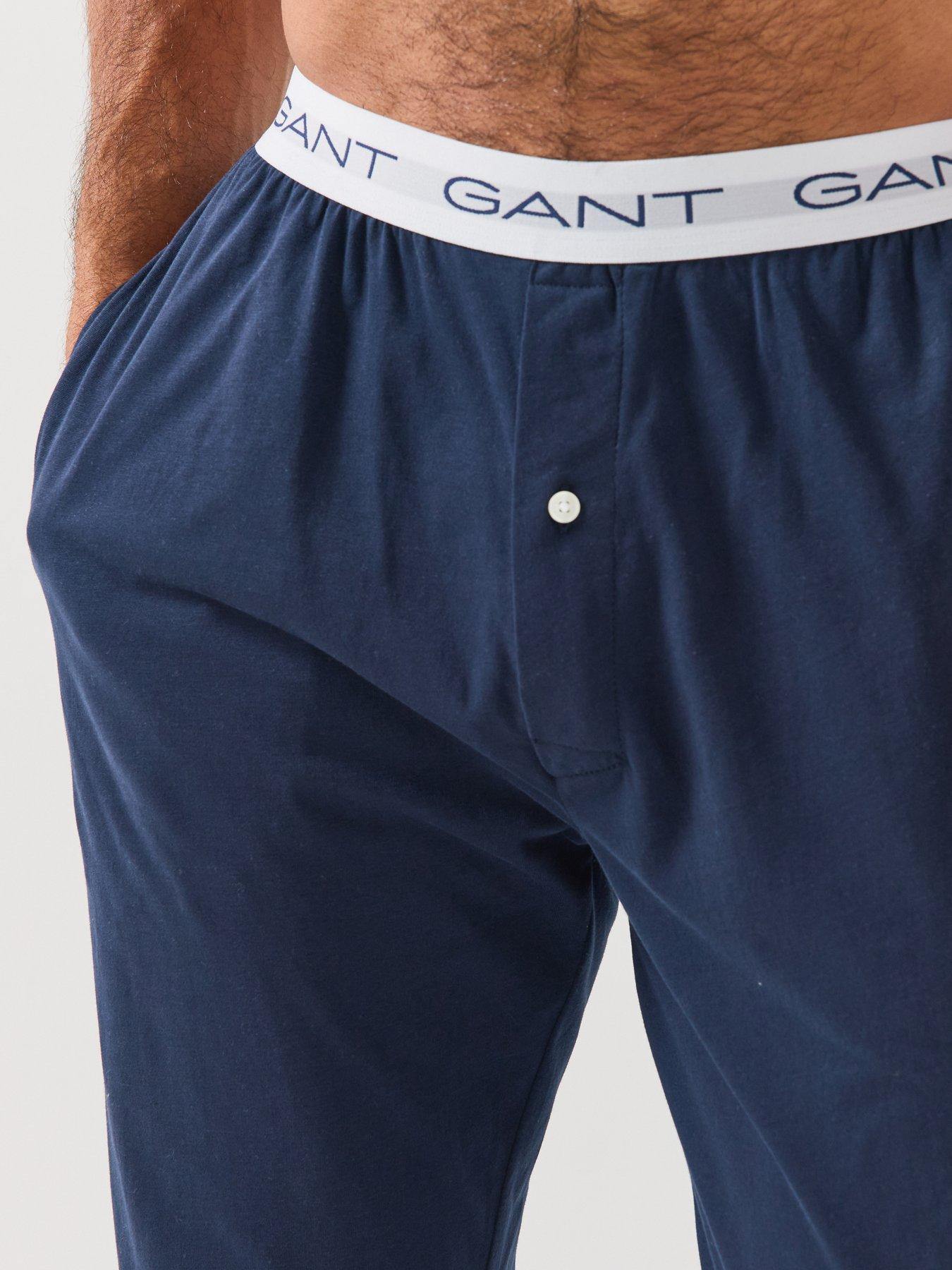 Image 5 of 6 of GANT GANT Mens Jersey Pyjama Bottoms - Dark Blue