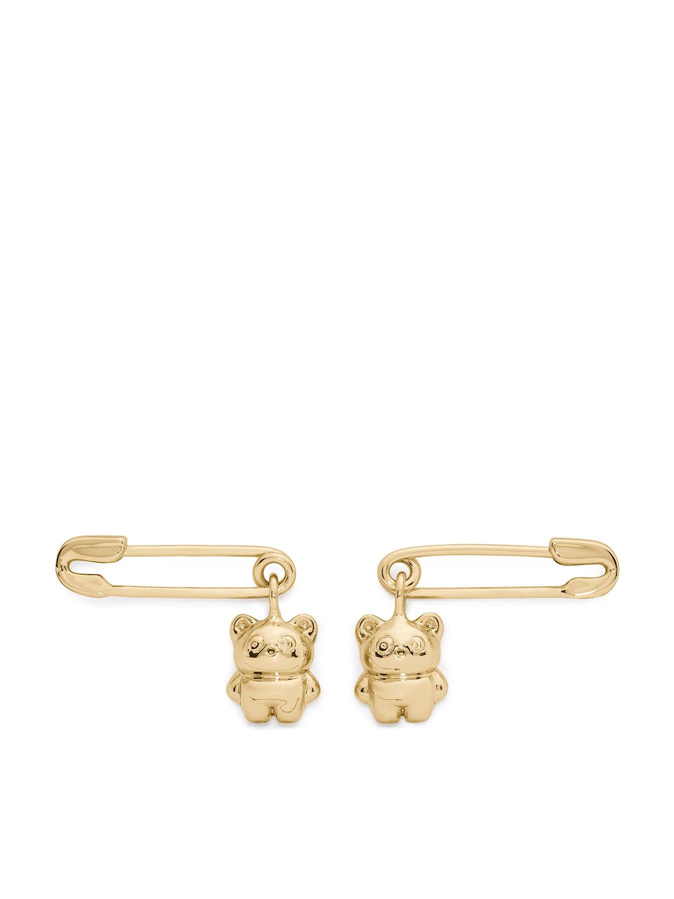Image 1 of 3 of Kate Spade New York Safety Pin Critter Studs