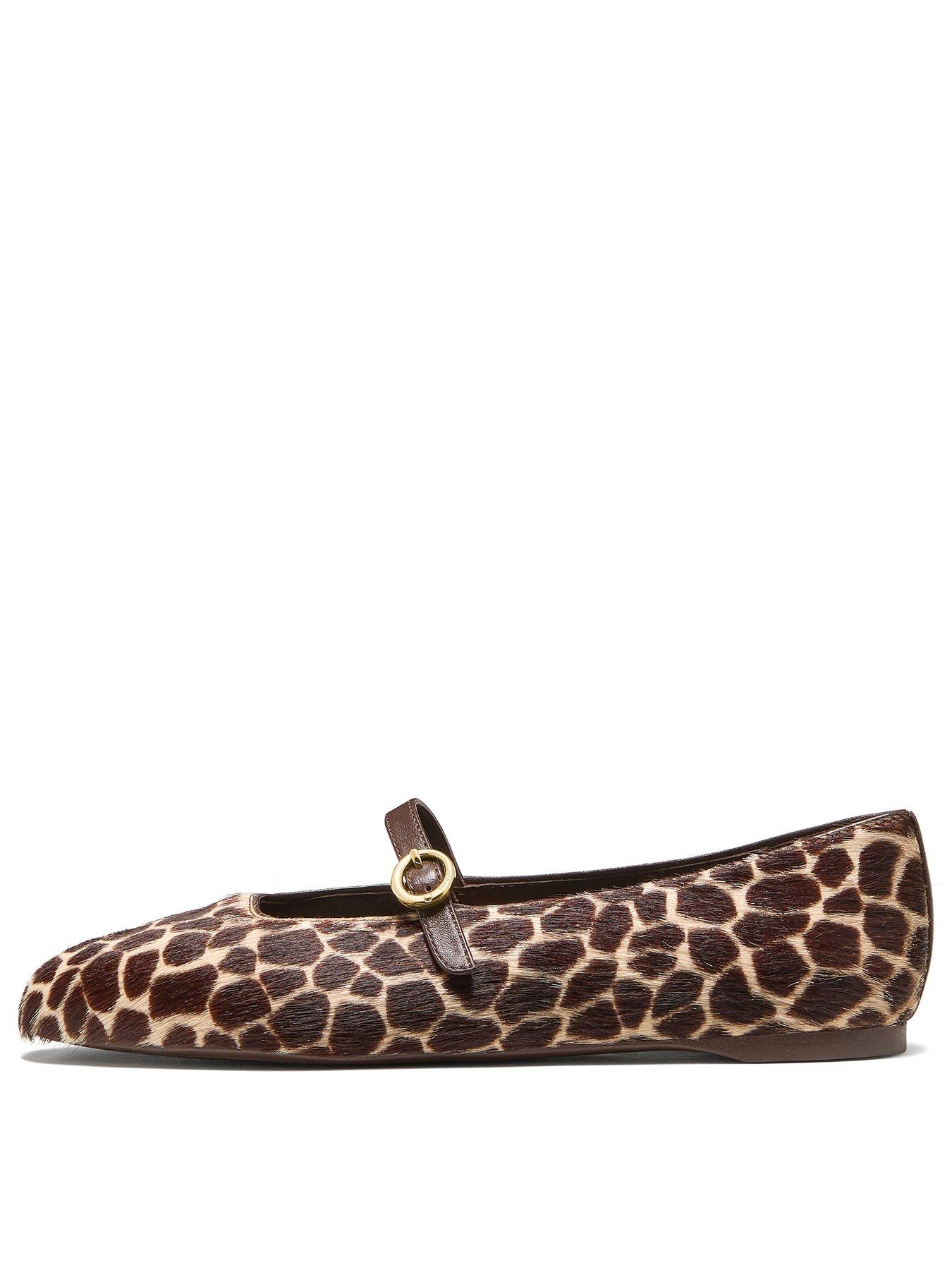 Image 3 of 5 of Kate Spade New York Halo Giraffe Haircalf Mary Jane Flats - Multi