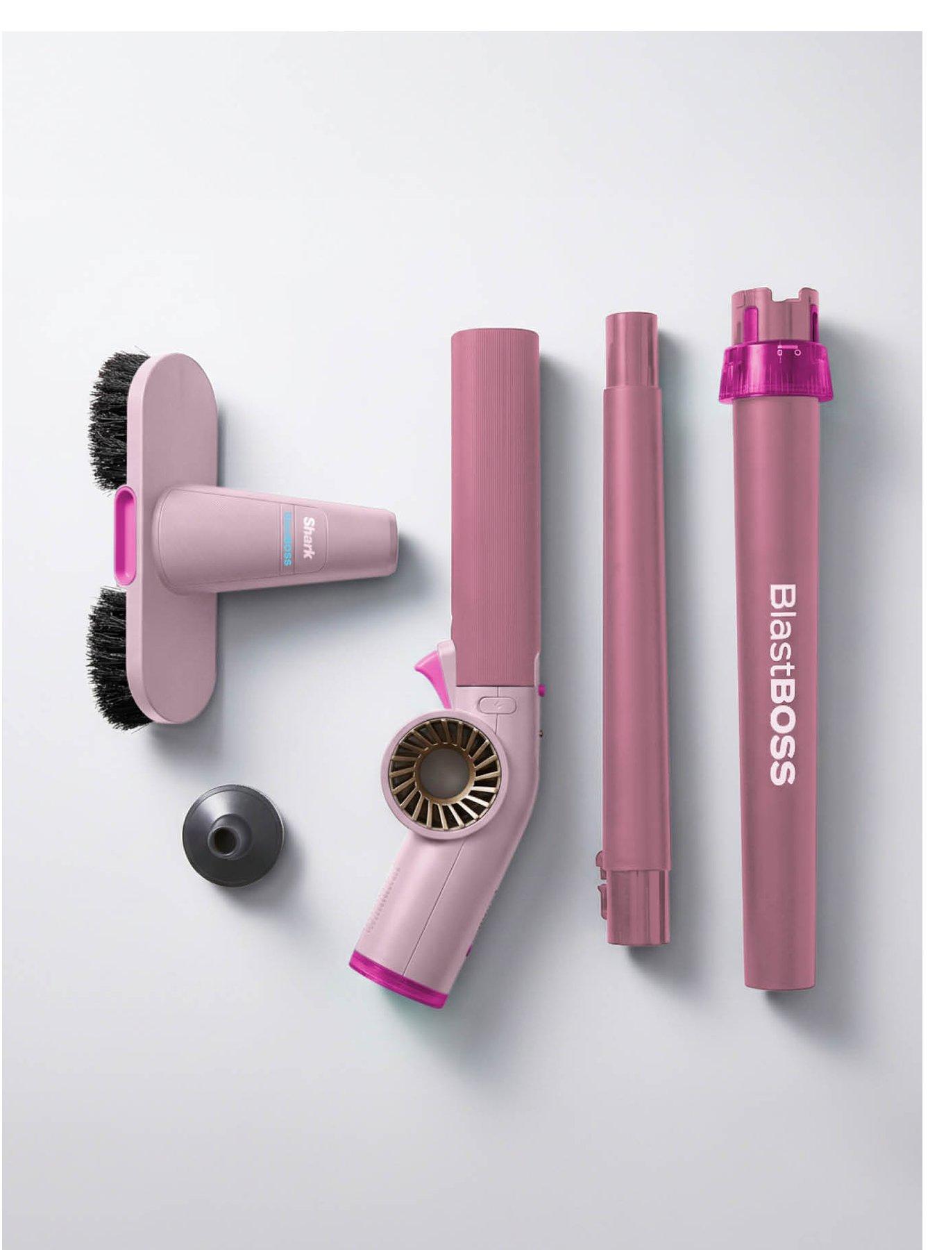 Shark Shark Blastboss All-In-One Air Blasting System With Blastbroom - Strawberry in Pink
