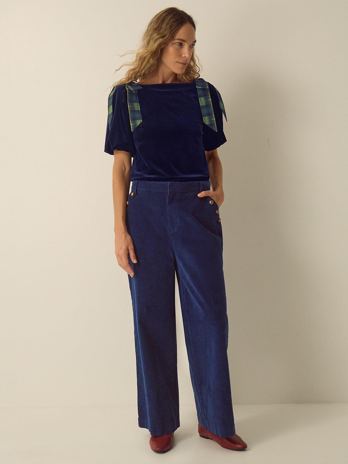 Image 3 of 4 of Monsoon Vittoria Velvet Bow Top