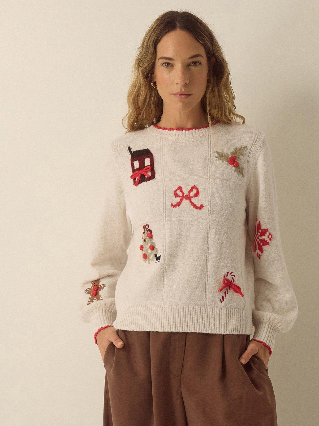 Image 1 of 4 of Monsoon Cara Christmas Jumper