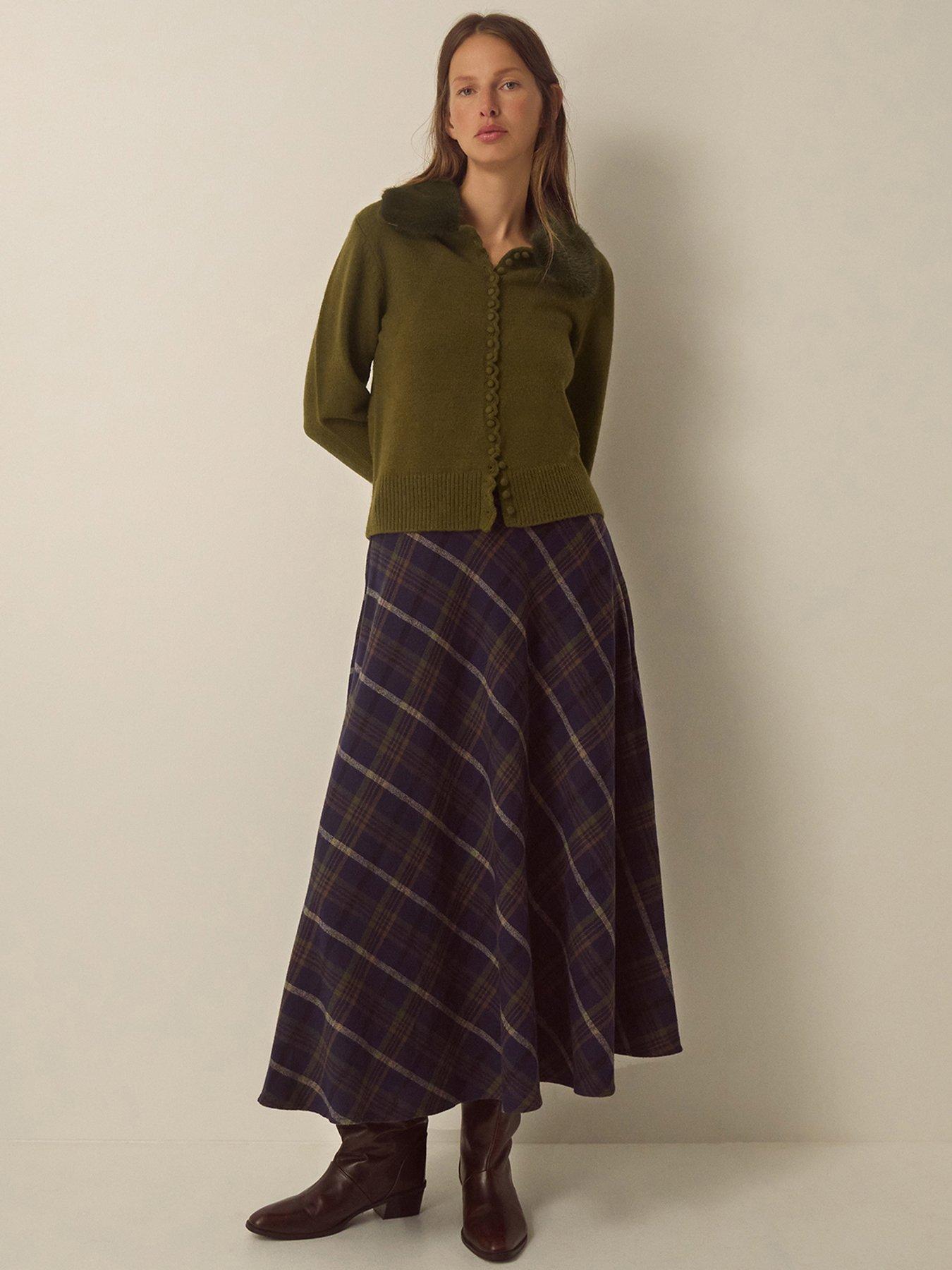 Image 4 of 4 of Monsoon Flo Faux Fur Cardi