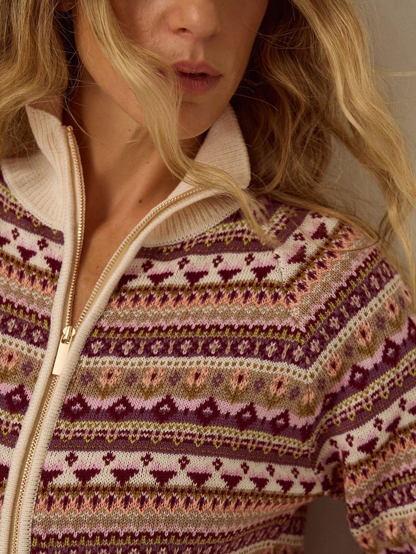 Image 4 of 4 of Monsoon Fie Fairisle Cardi