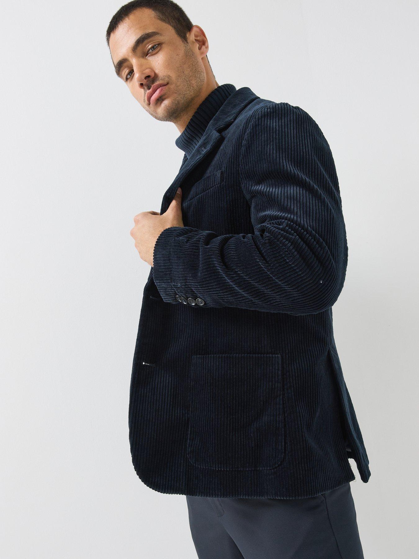 GANT Gant Corduroy Suit Jacket - Navy