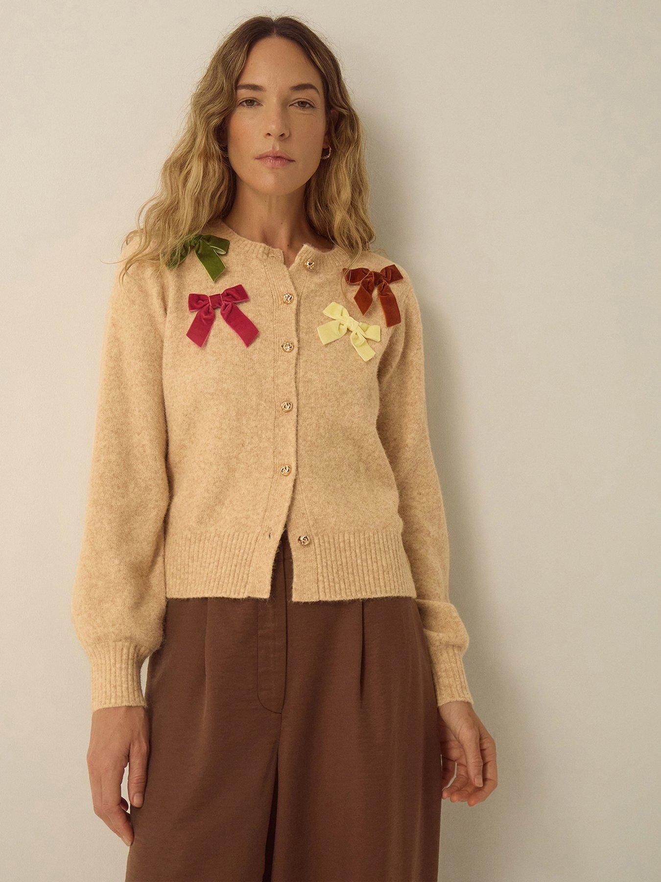 Image 1 of 4 of Monsoon Mila Multi Bow Cardi