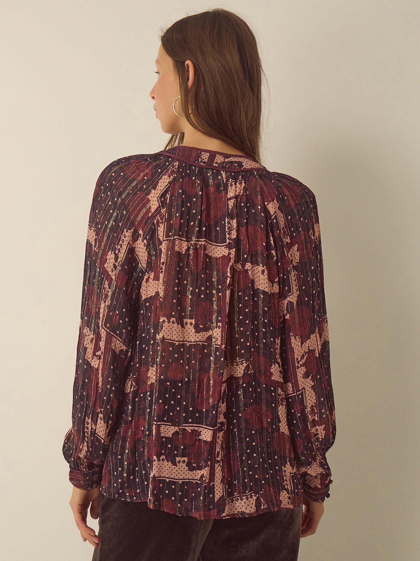 Image 3 of 4 of Monsoon Poppy Lurex Top