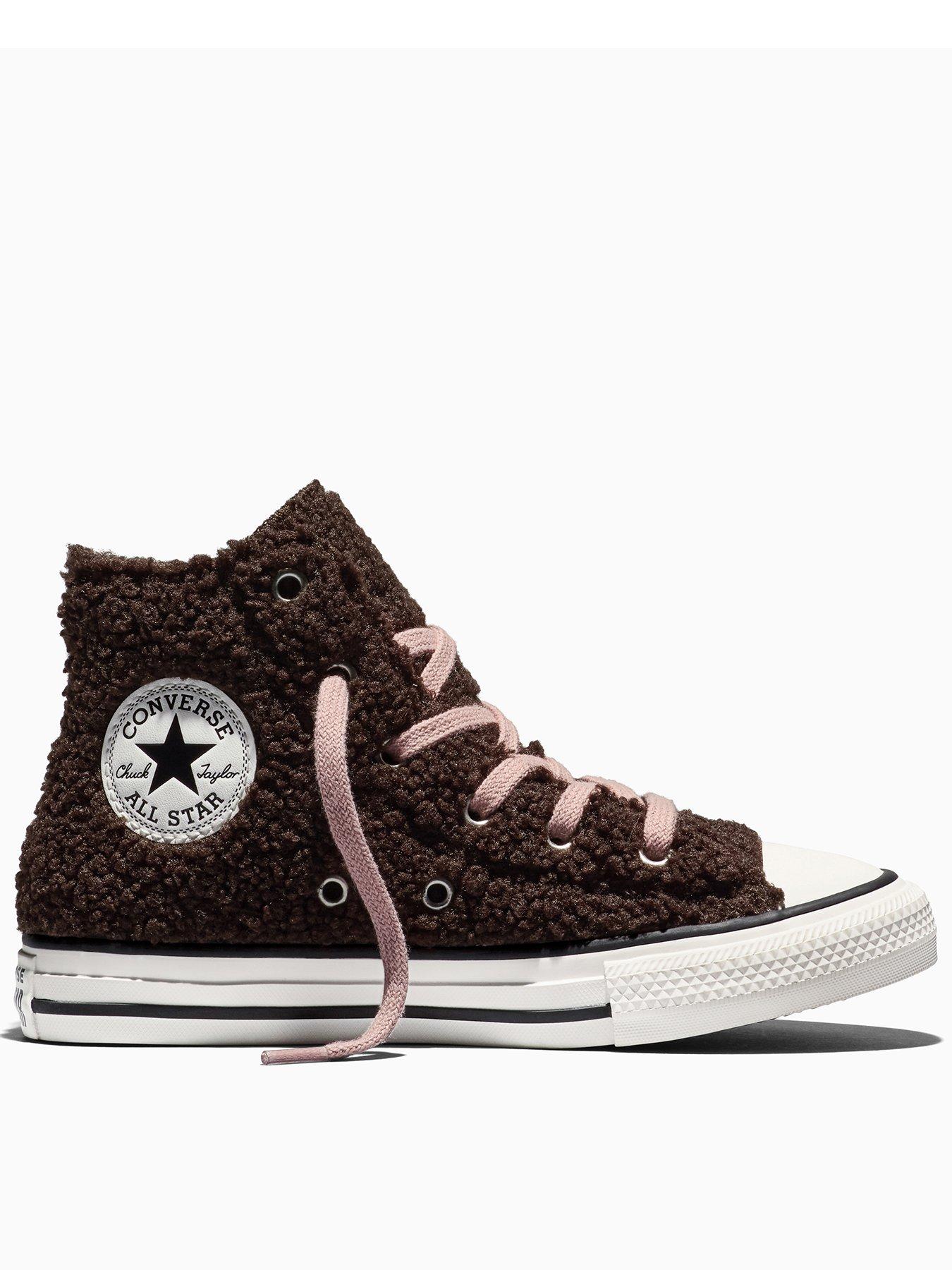 Image 1 of 5 of Converse Kids Chuck Taylor All Star Hi Winter Warm - Brown