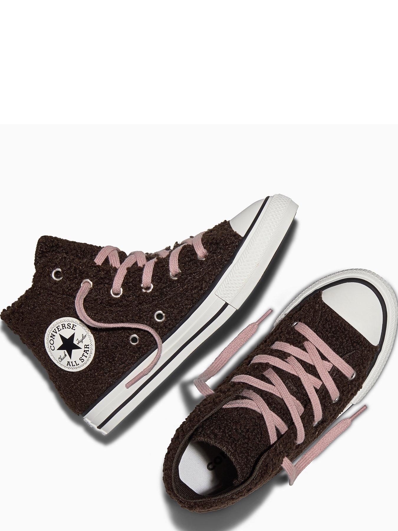 Image 4 of 5 of Converse Kids Chuck Taylor All Star Hi Winter Warm - Brown