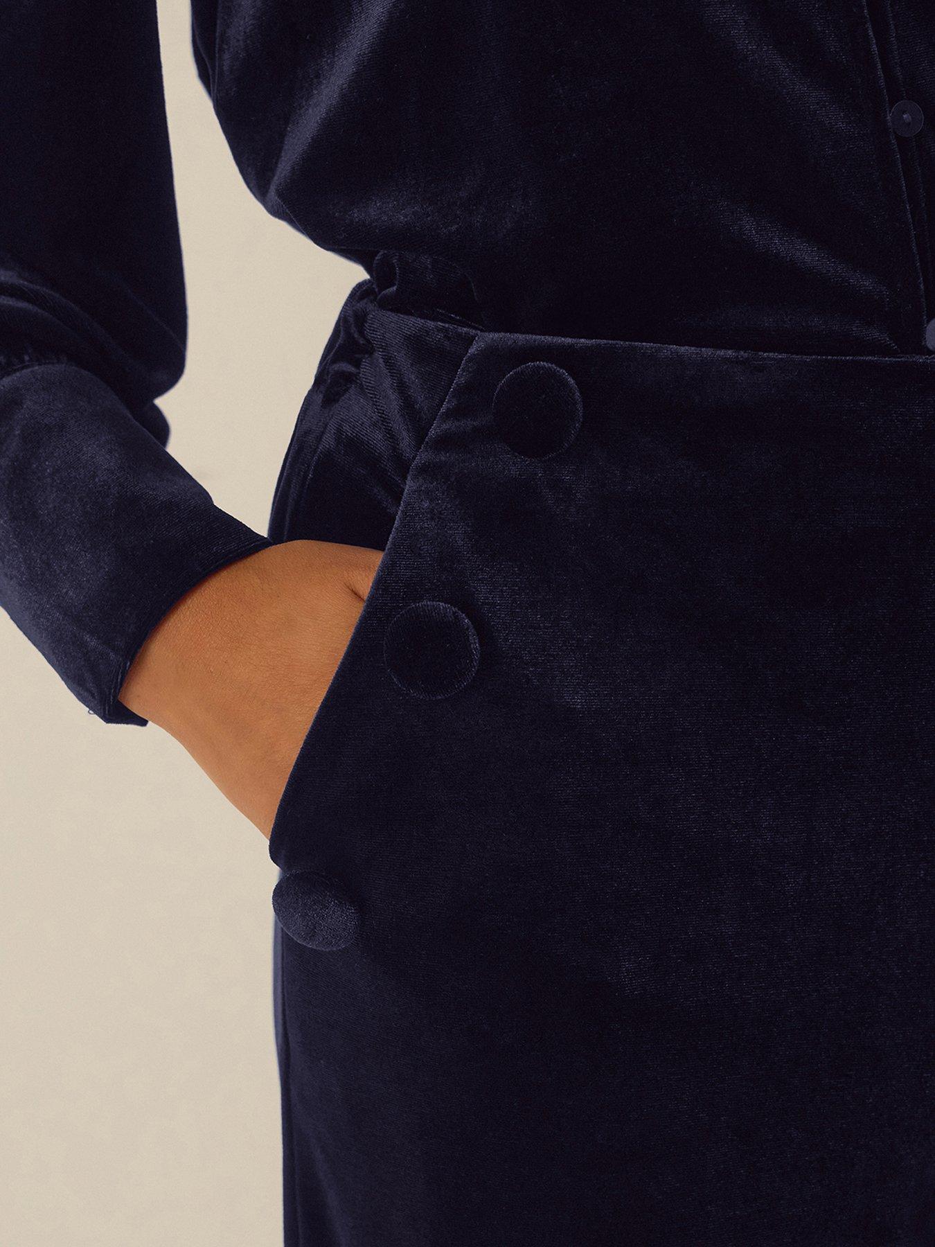 Image 4 of 6 of Monsoon Verna Velvet Trouser
