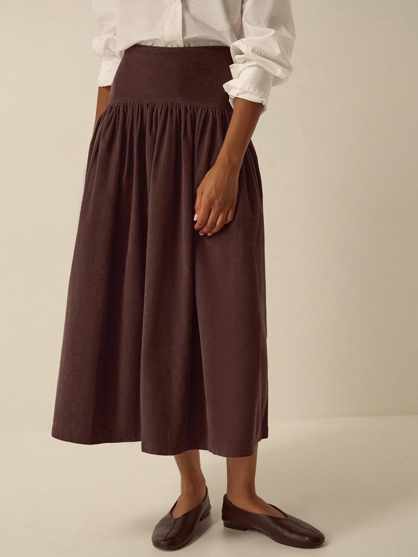Monsoon Jenny Cord Skirt