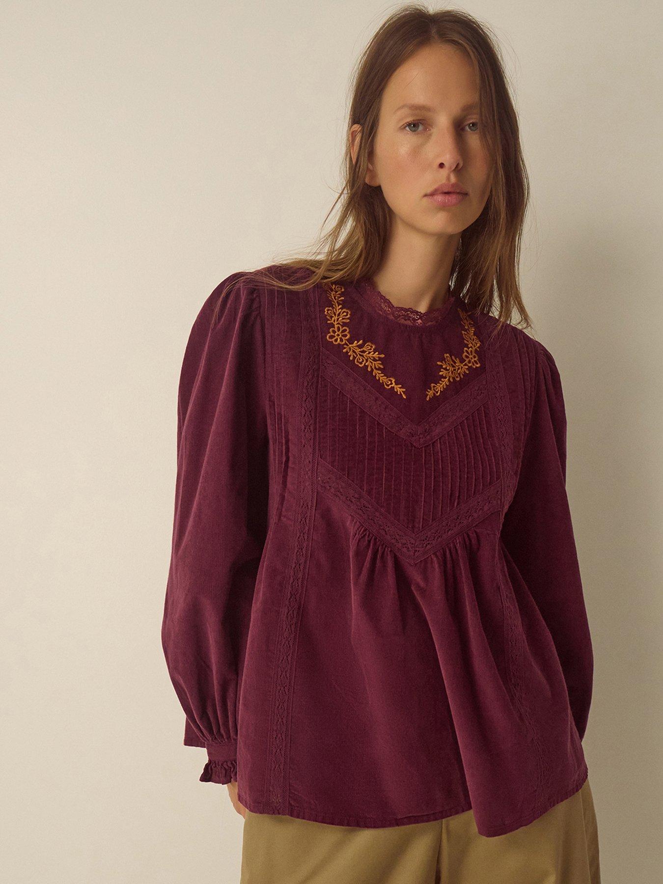 Image 1 of 4 of Monsoon Tyra Cord Top